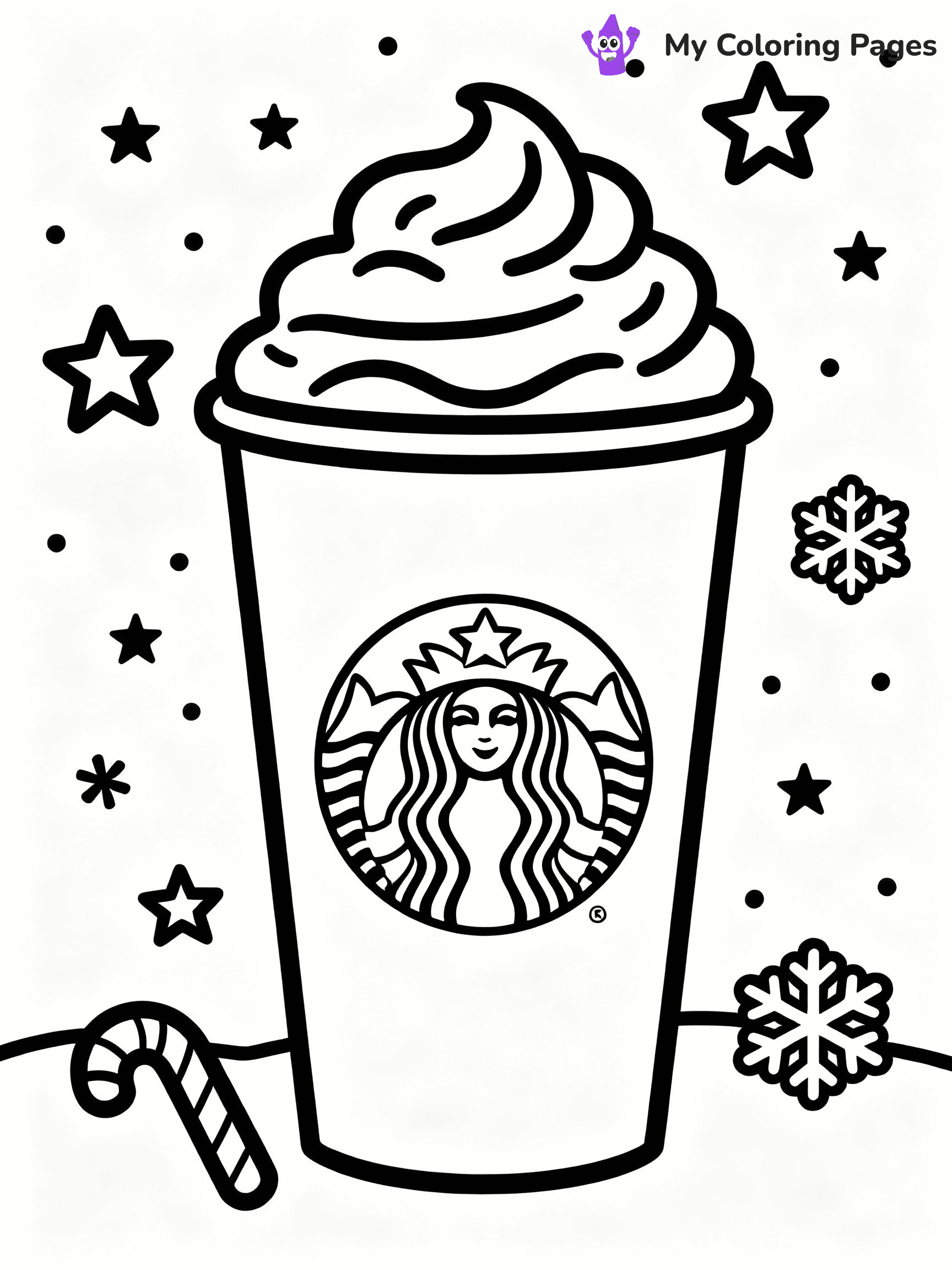 Starbucks Coloring Pages - 26