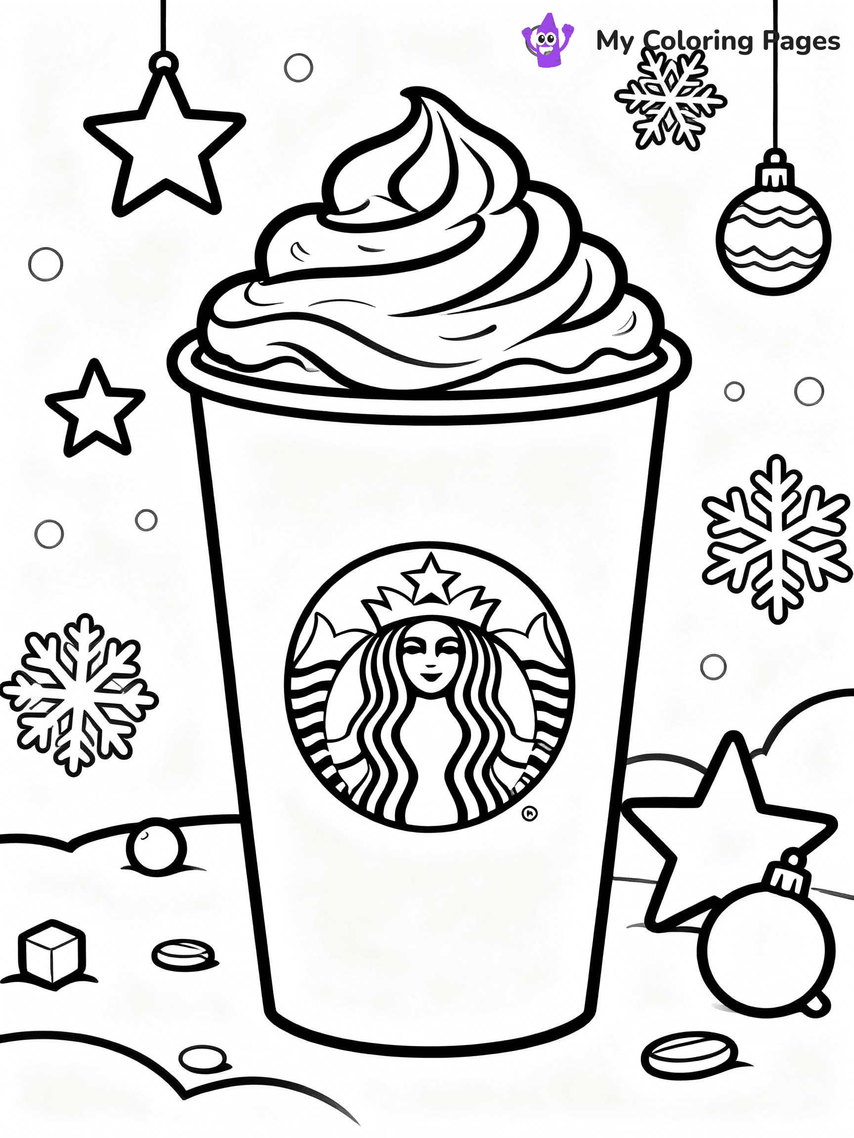 Starbucks Coloring Pages - 25