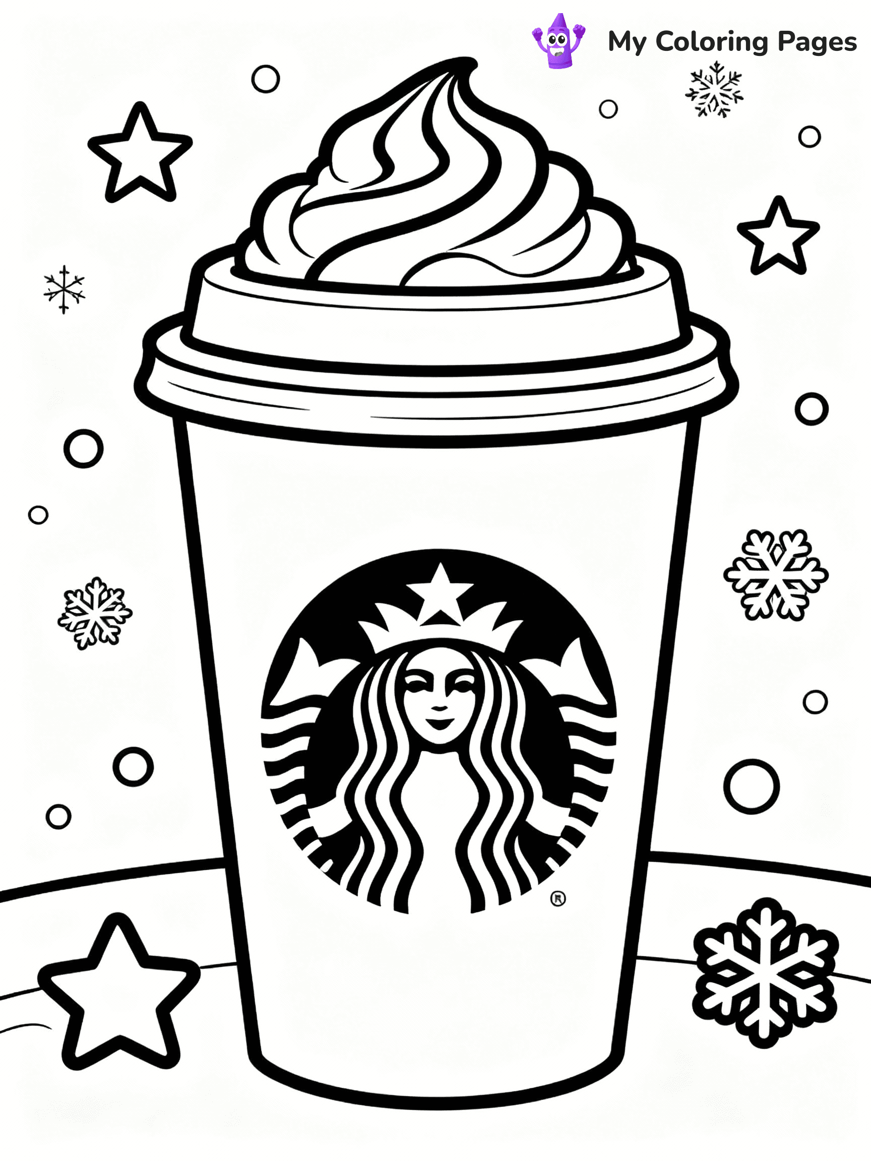Starbucks Coloring Pages - 24