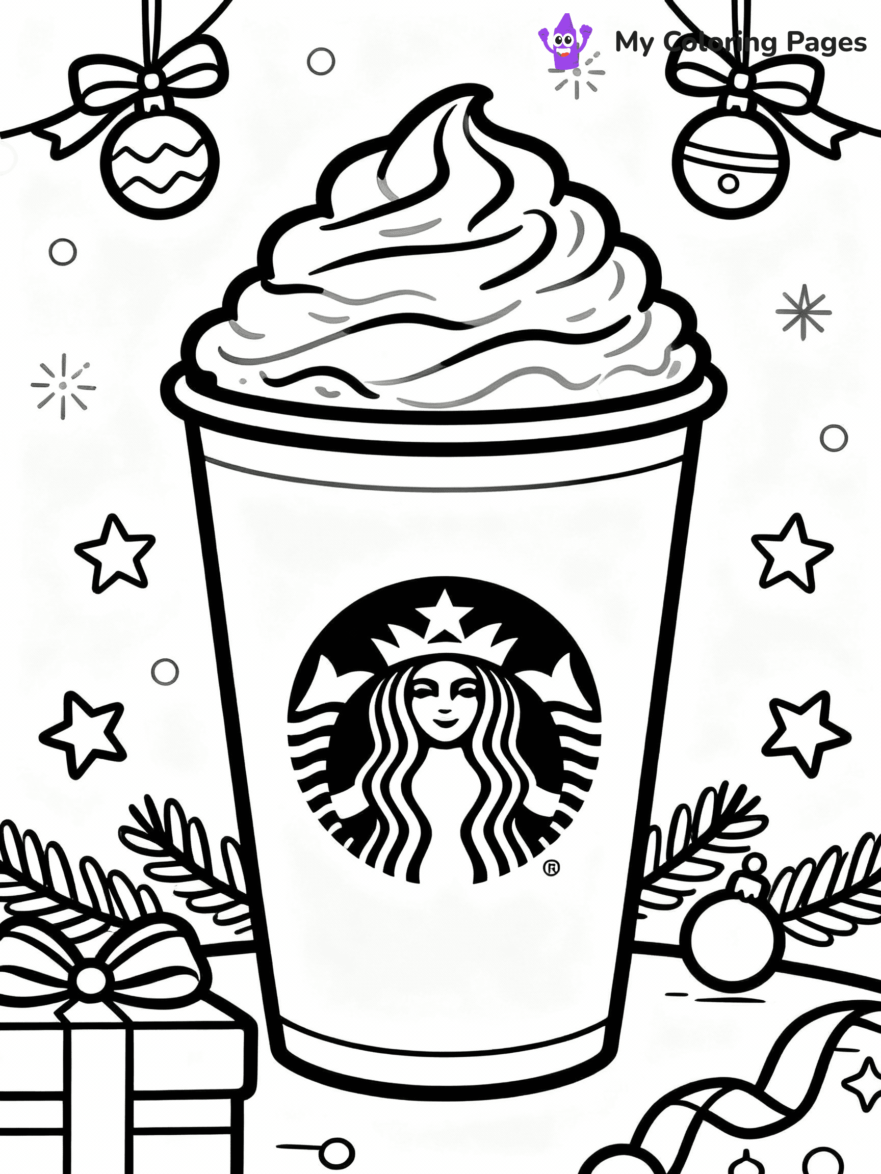 Starbucks Coloring Pages - 19