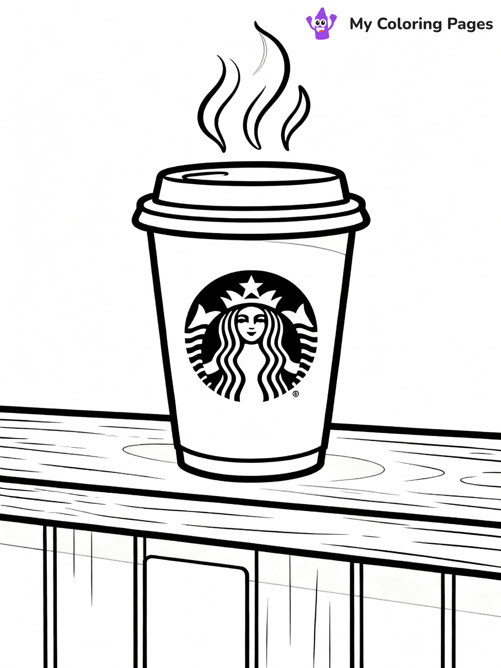 Starbucks Coloring Pages - 11