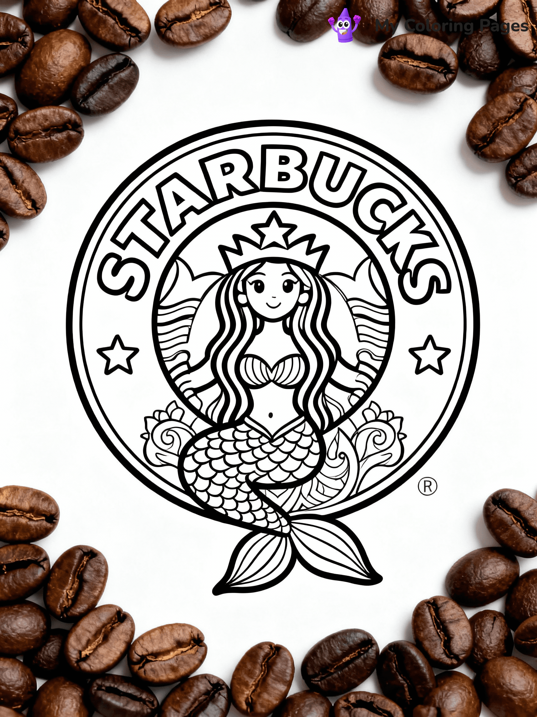 Starbucks Coloring Pages - 1