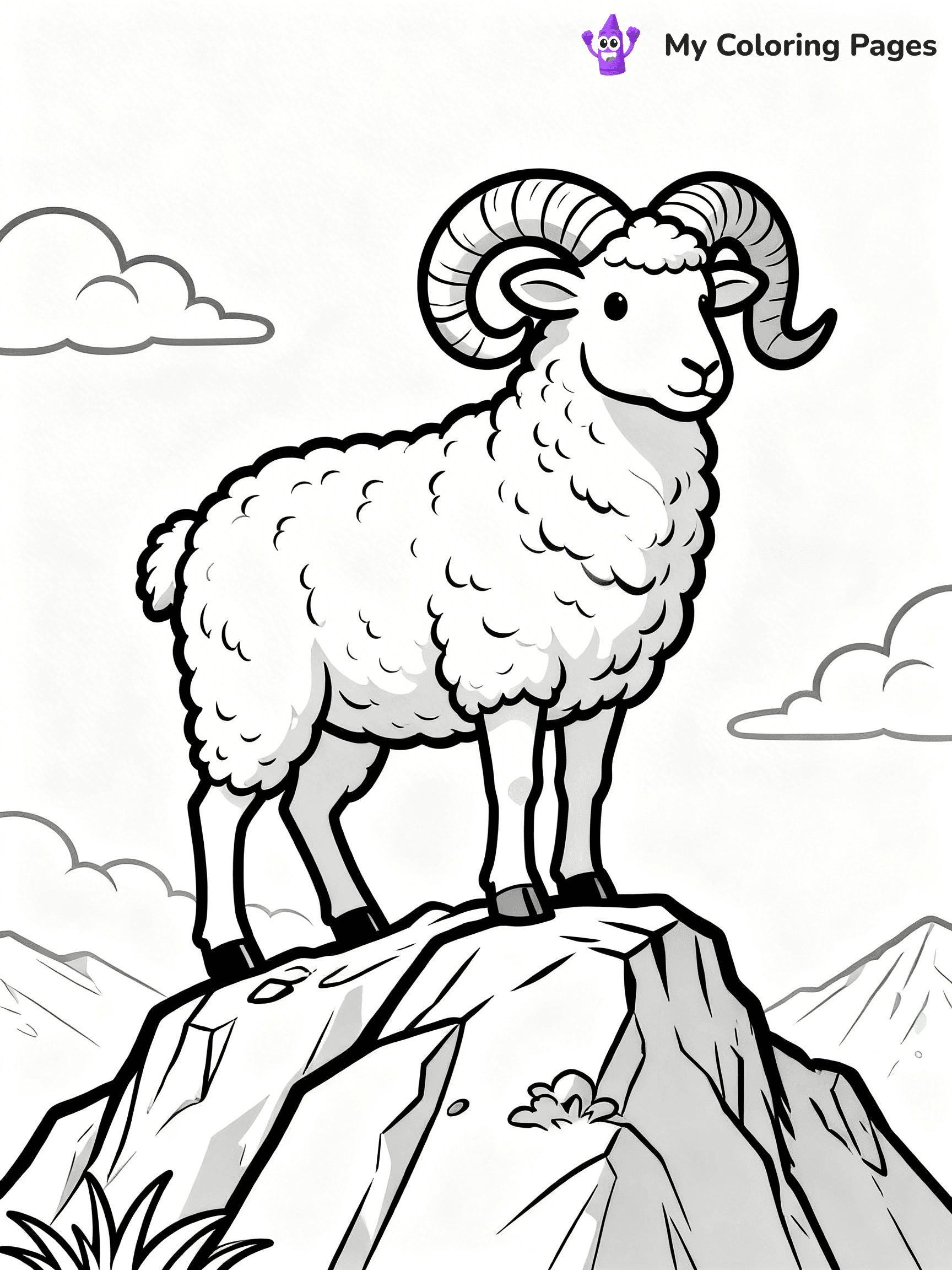 Ram Coloring Pages - 22
