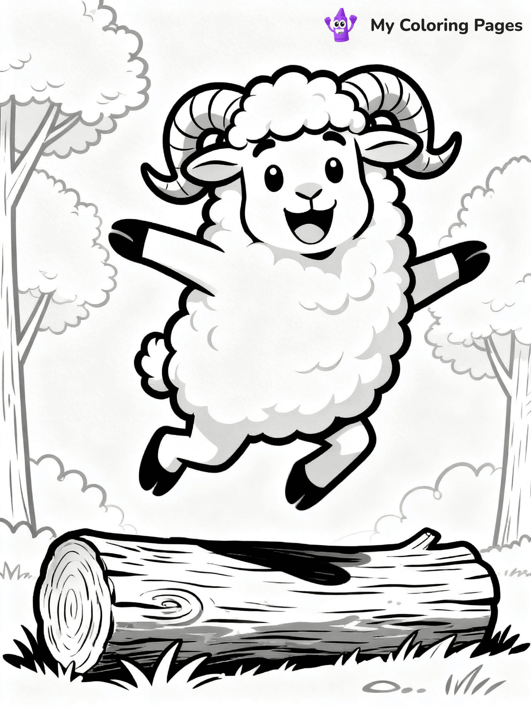 Ram Coloring Pages - 20