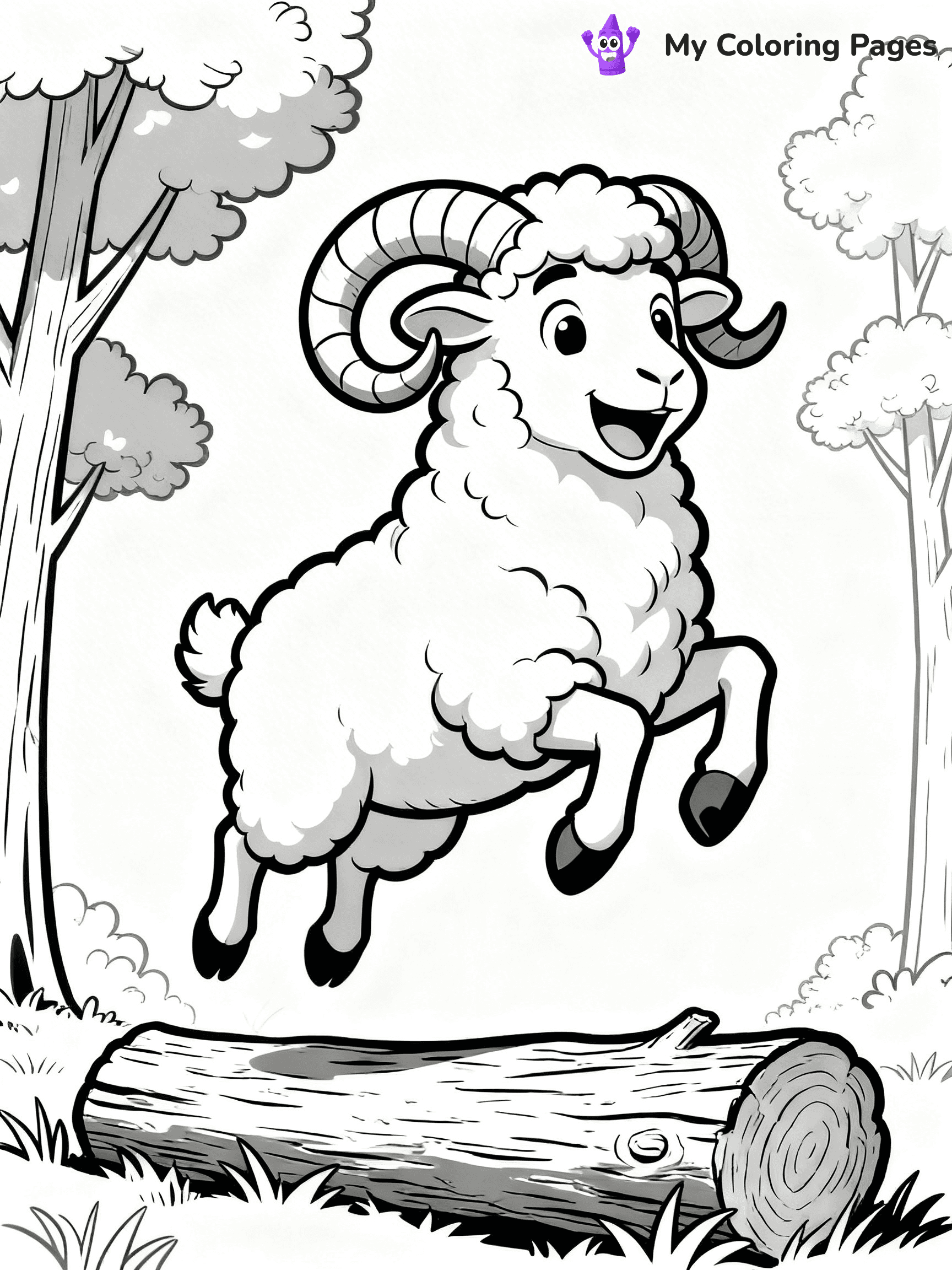 Ram Coloring Pages - 19