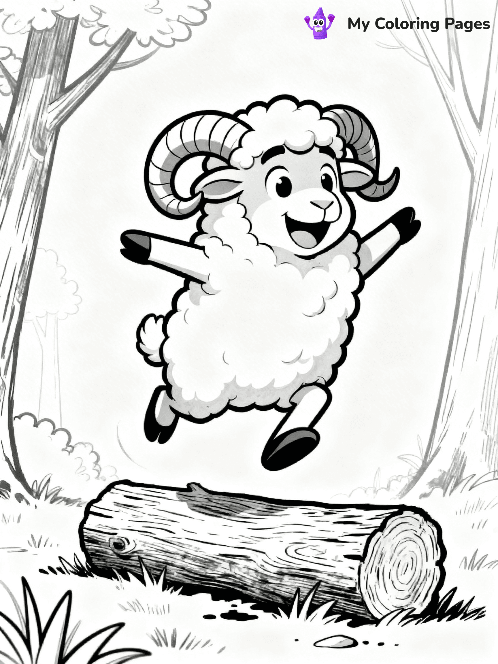 Ram Coloring Pages - 18