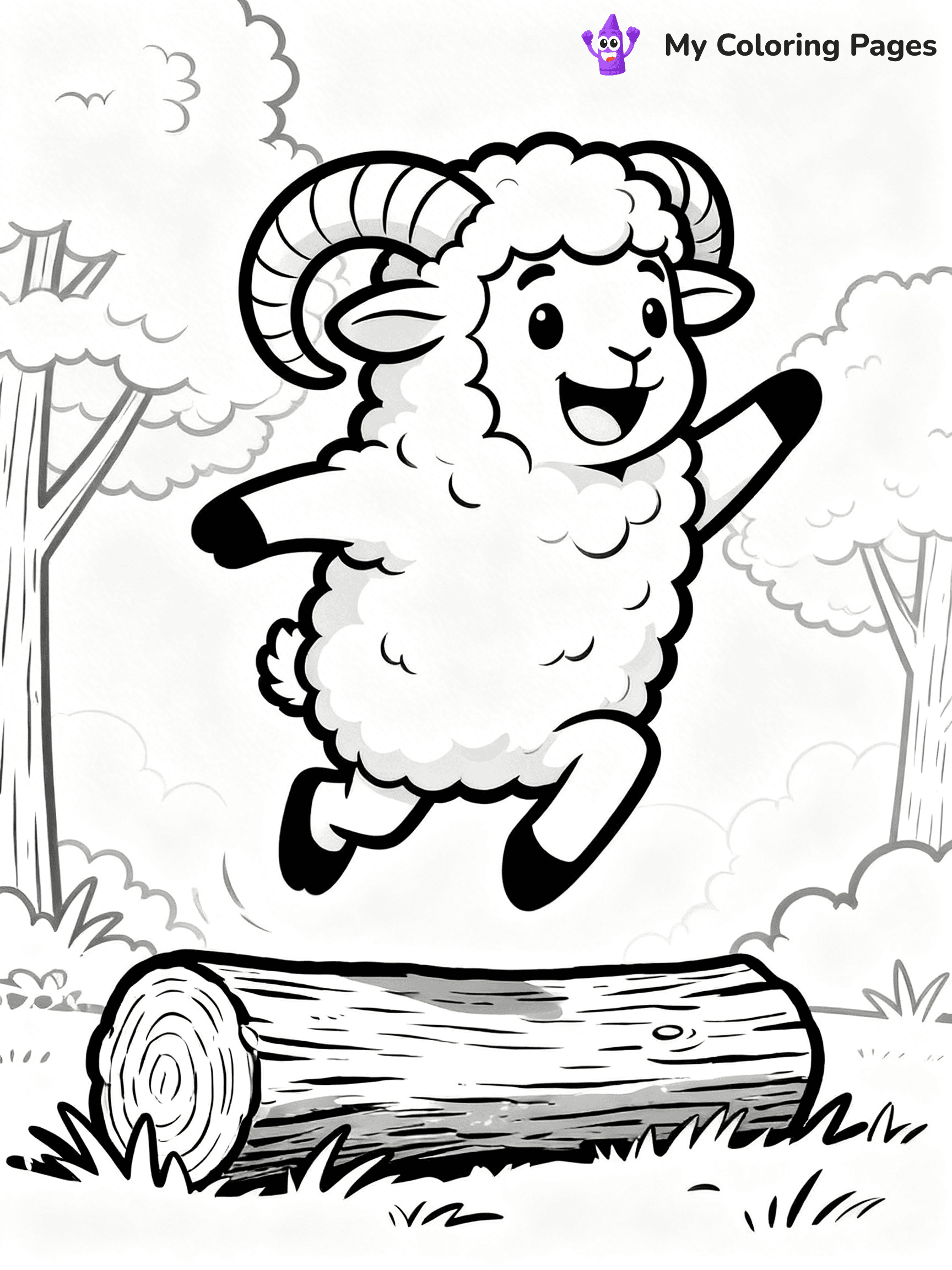 Ram Coloring Pages - 16
