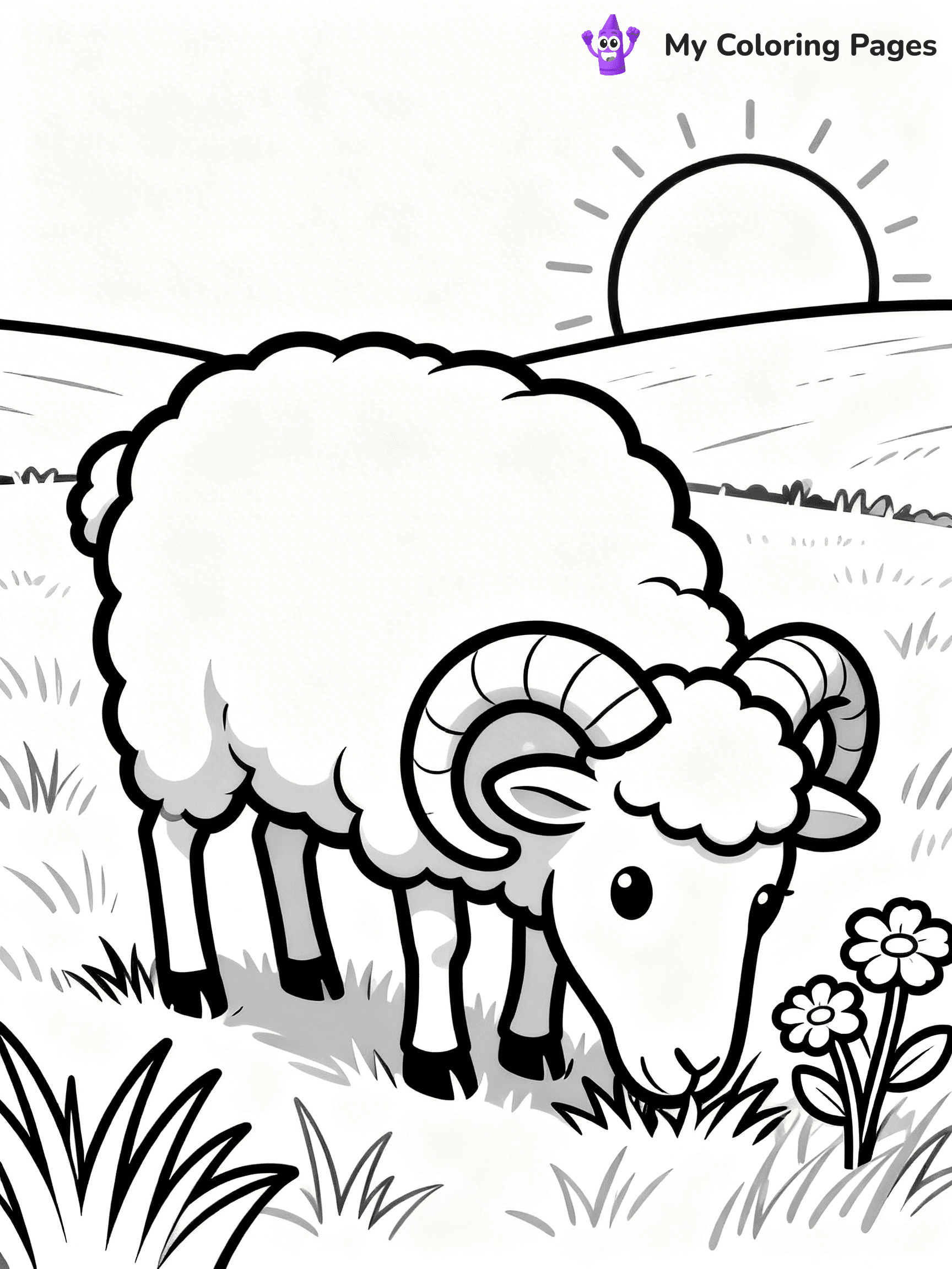 Ram Coloring Pages - 11
