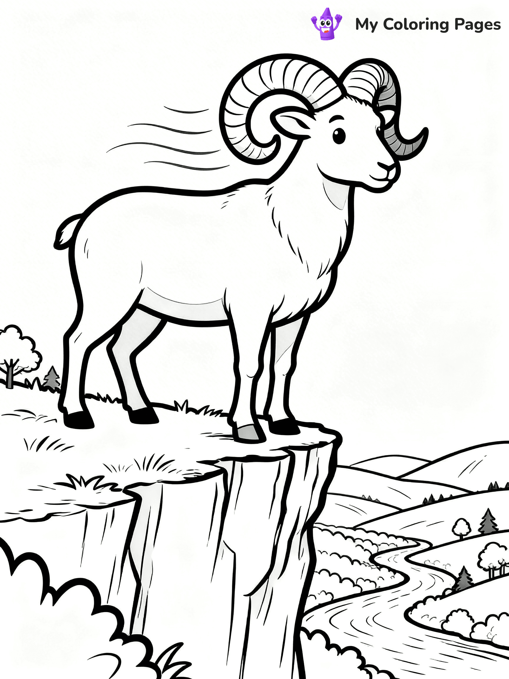 Ram Coloring Pages - 7