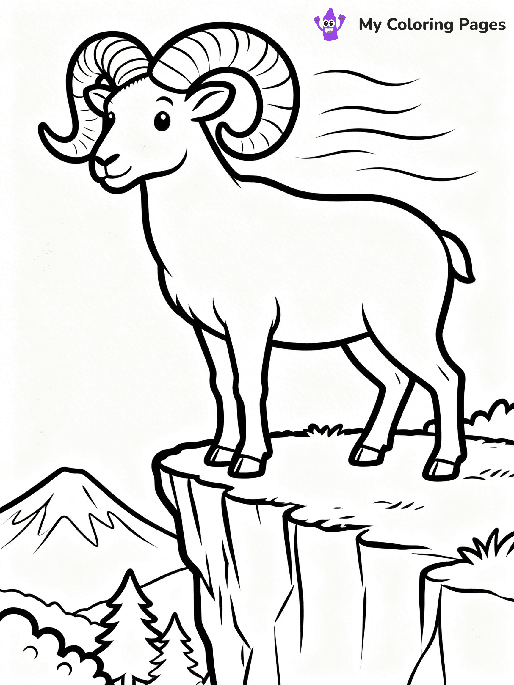 Ram Coloring Pages - 6