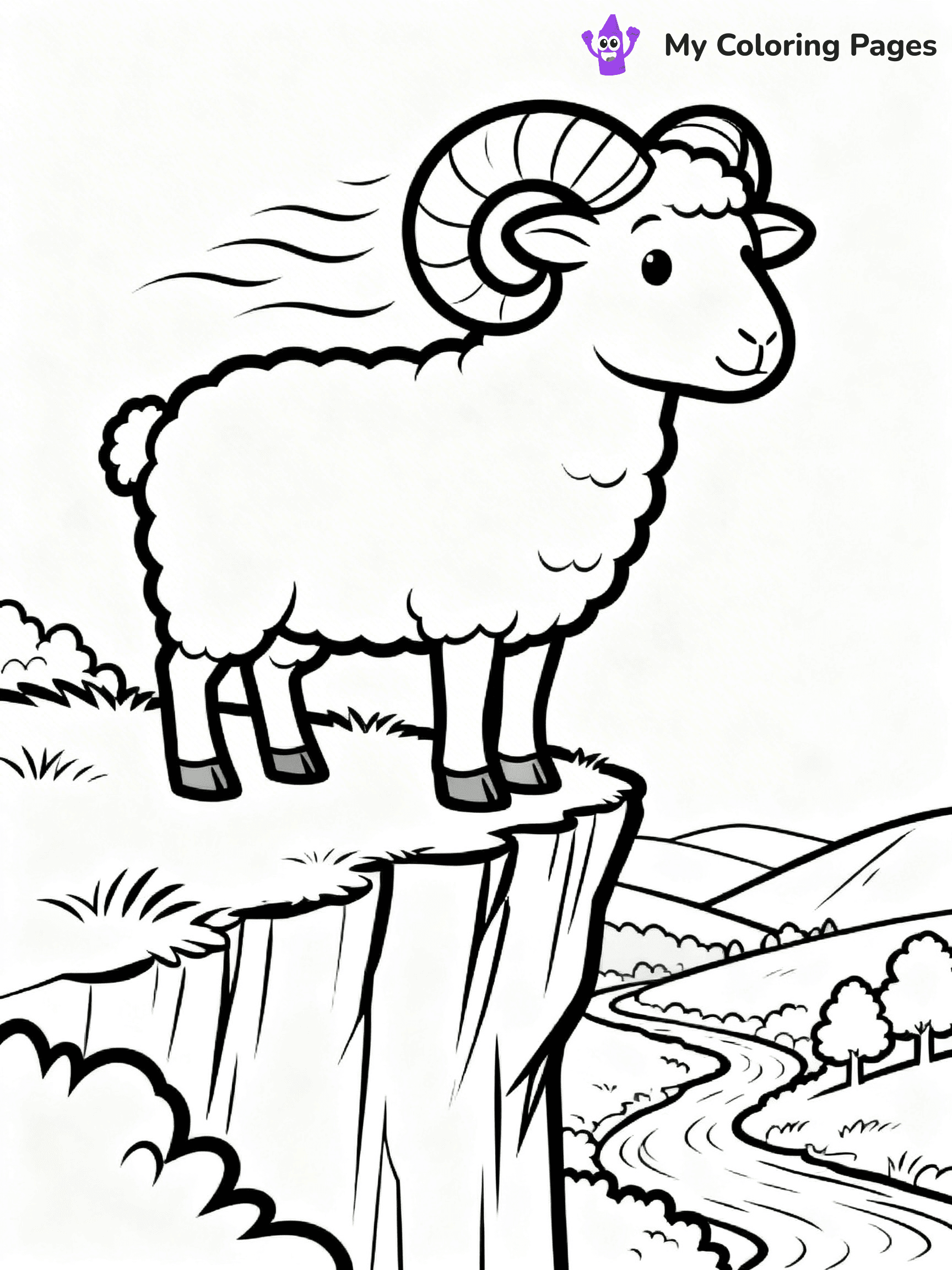 Ram Coloring Pages - 5