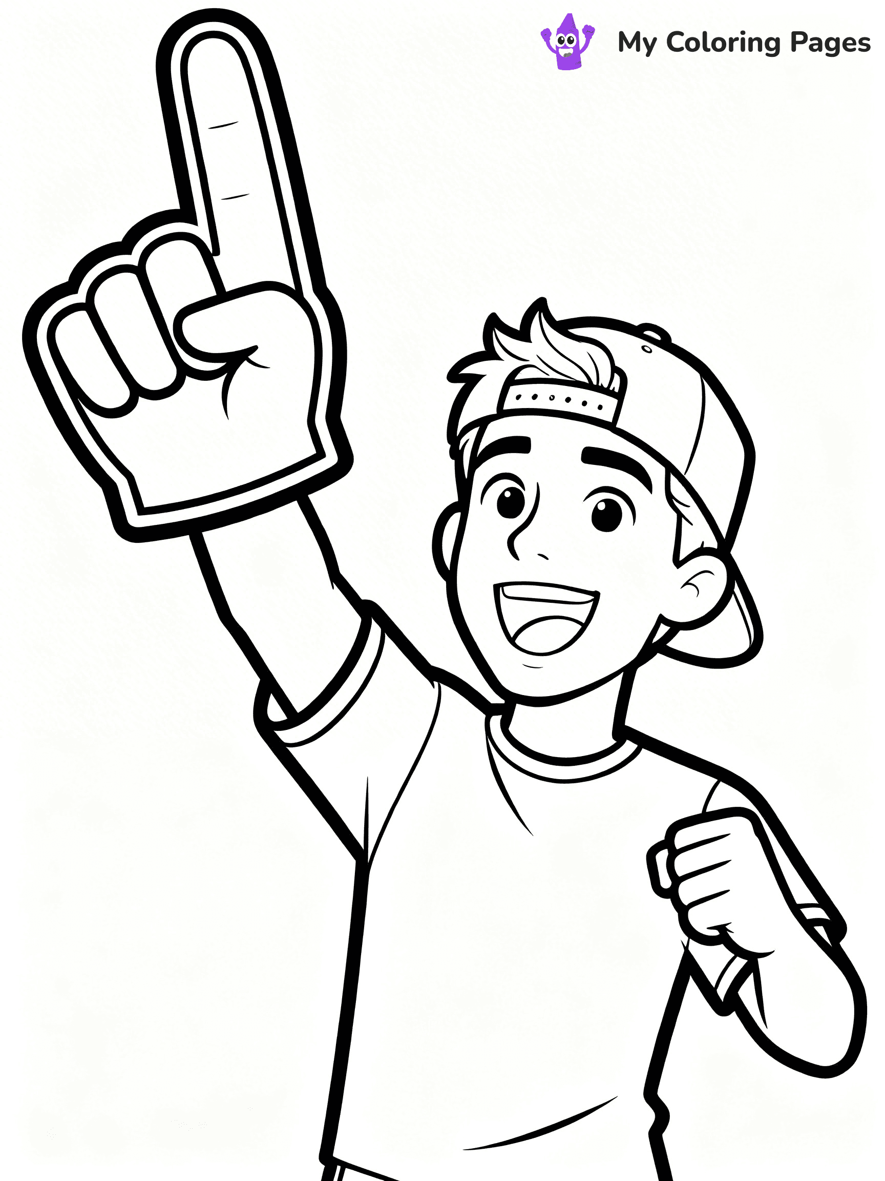 Dude Perfect Coloring Pages - 20