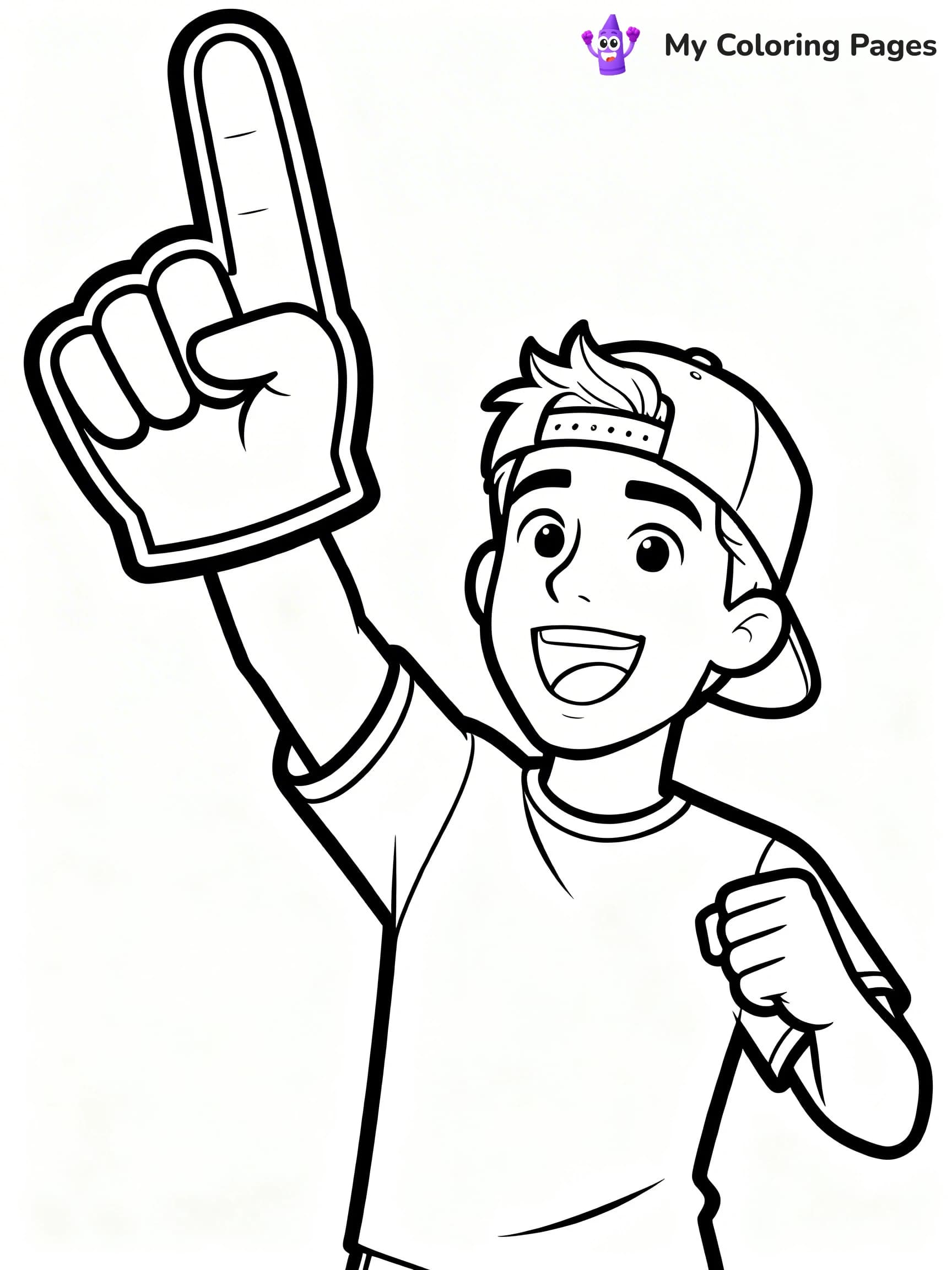 Dude Perfect Coloring Pages - 24