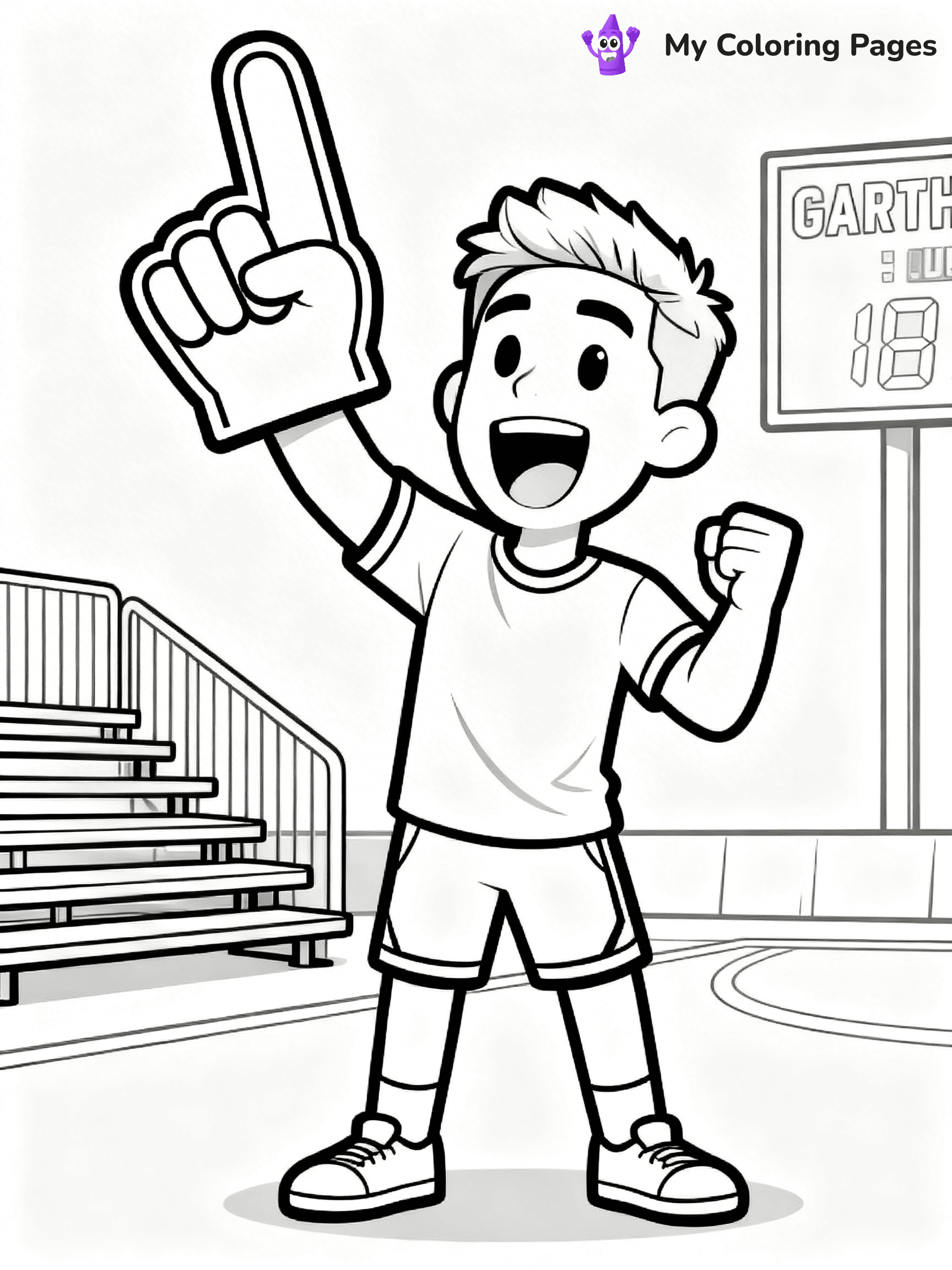 Dude Perfect Coloring Pages - 19