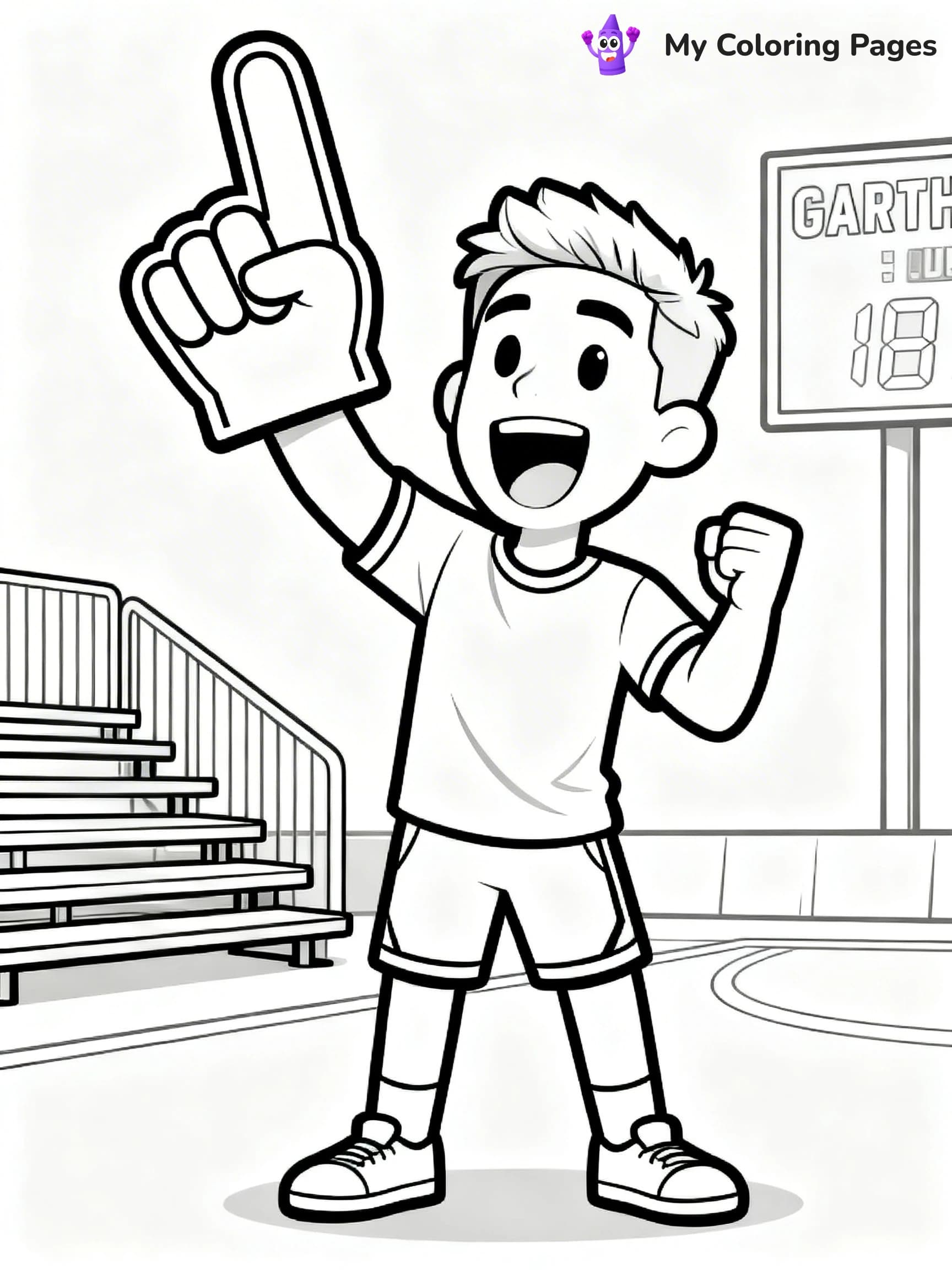 Dude Perfect Coloring Pages - 23