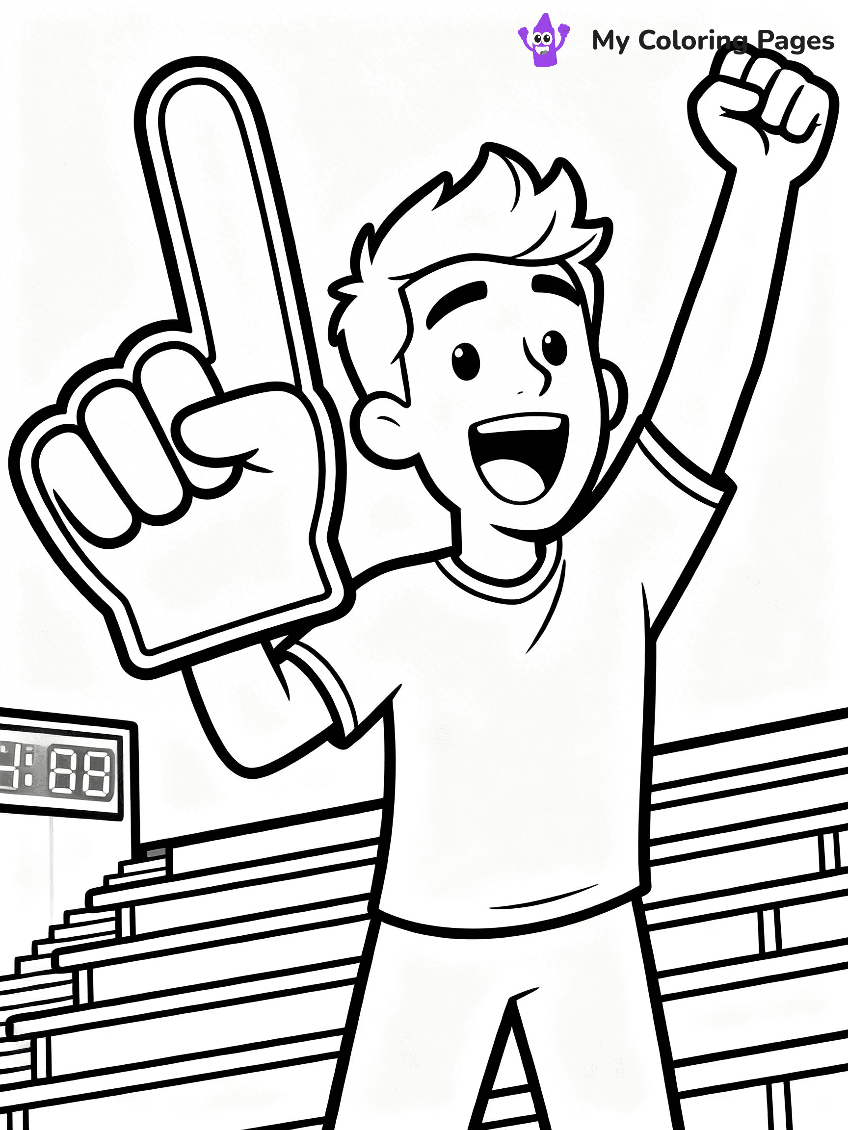 Dude Perfect Coloring Pages - 17
