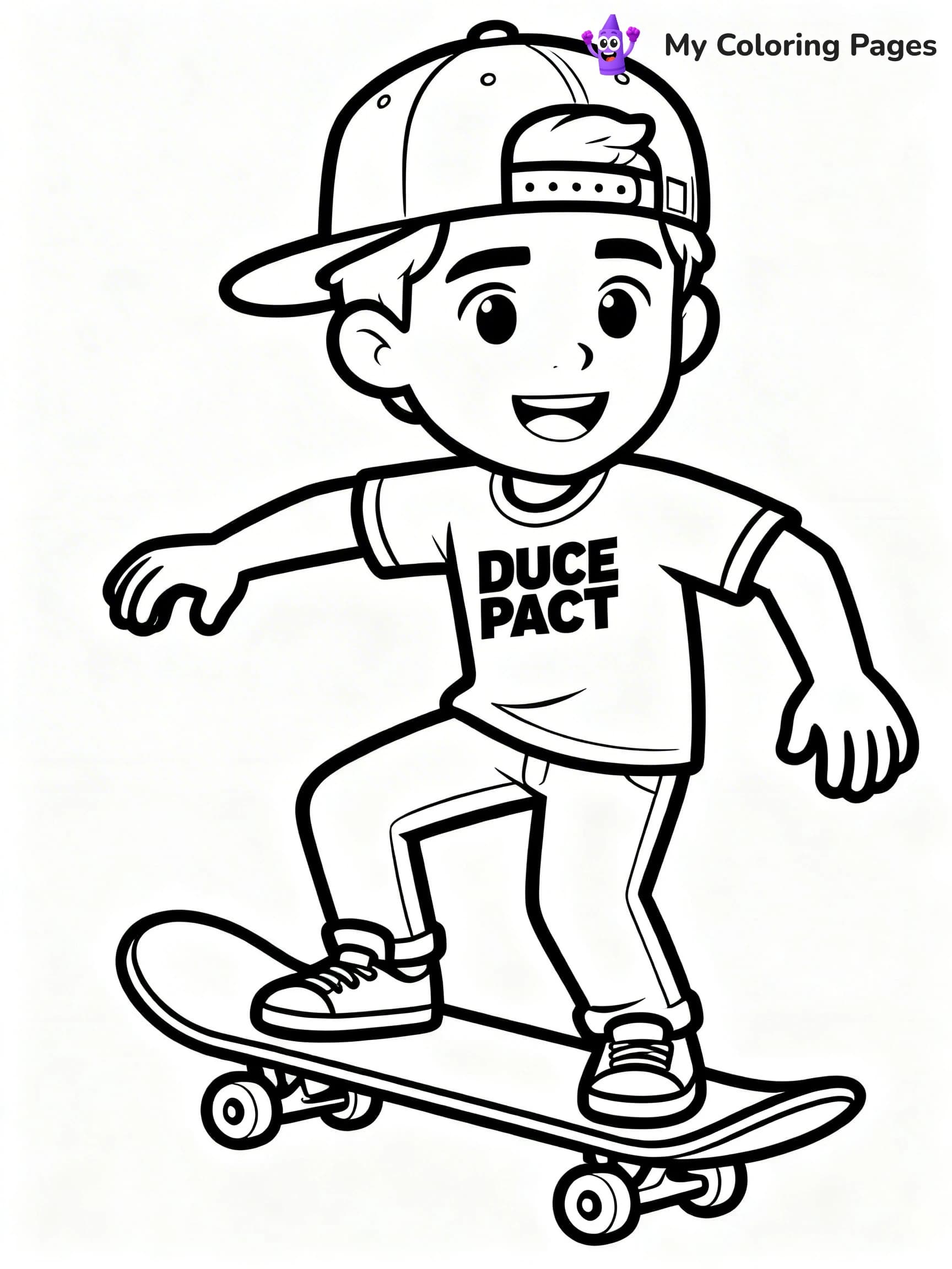 Dude Perfect Coloring Pages - 17
