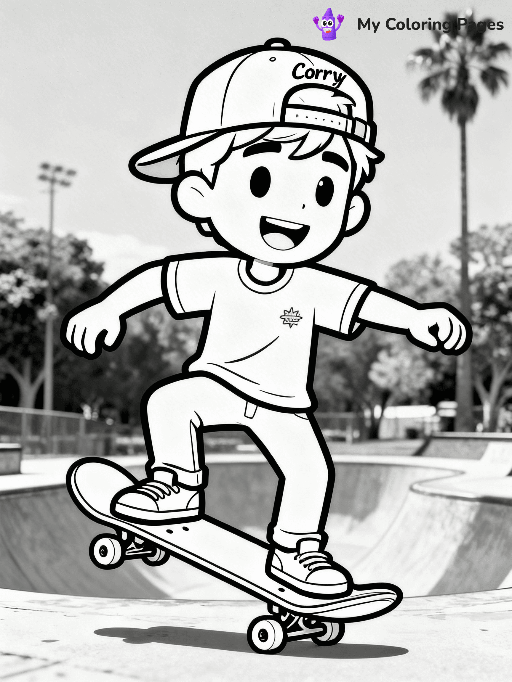 Dude Perfect Coloring Pages - 12