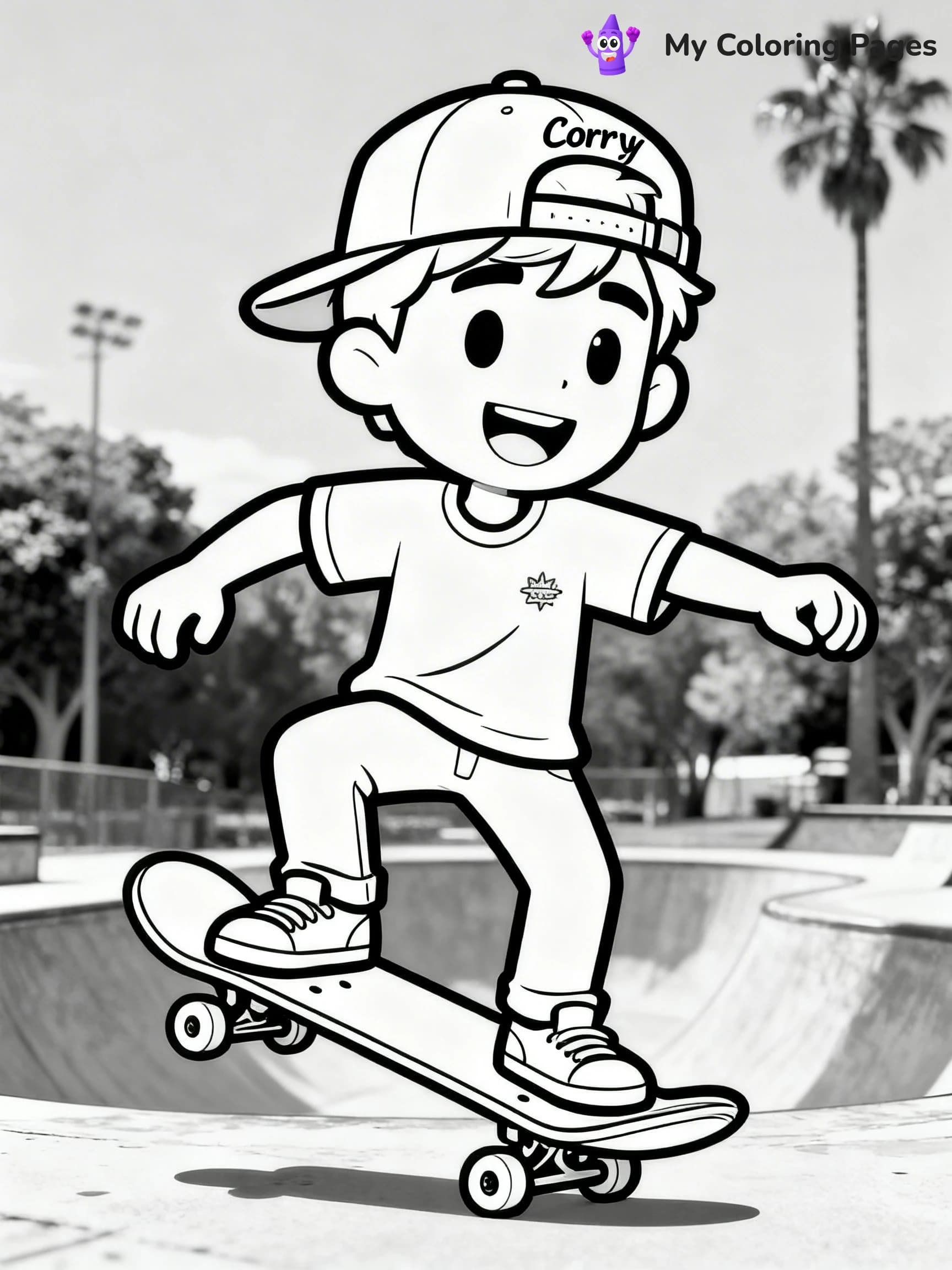 Dude Perfect Coloring Pages - 16