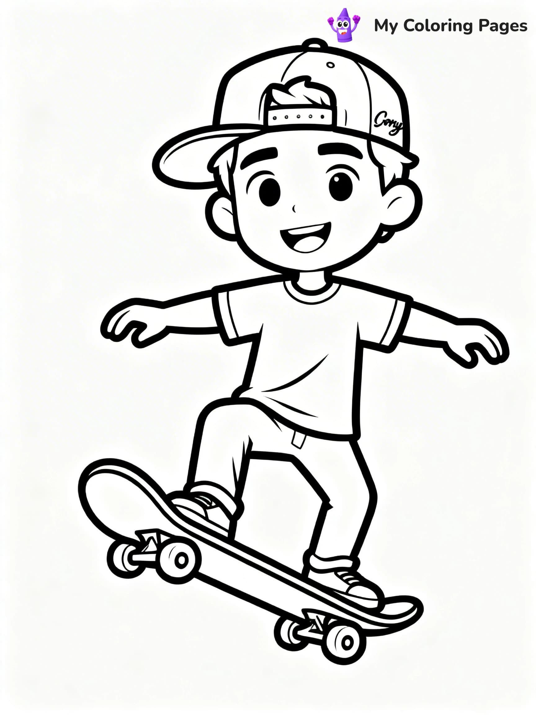 Dude Perfect Coloring Pages - 14