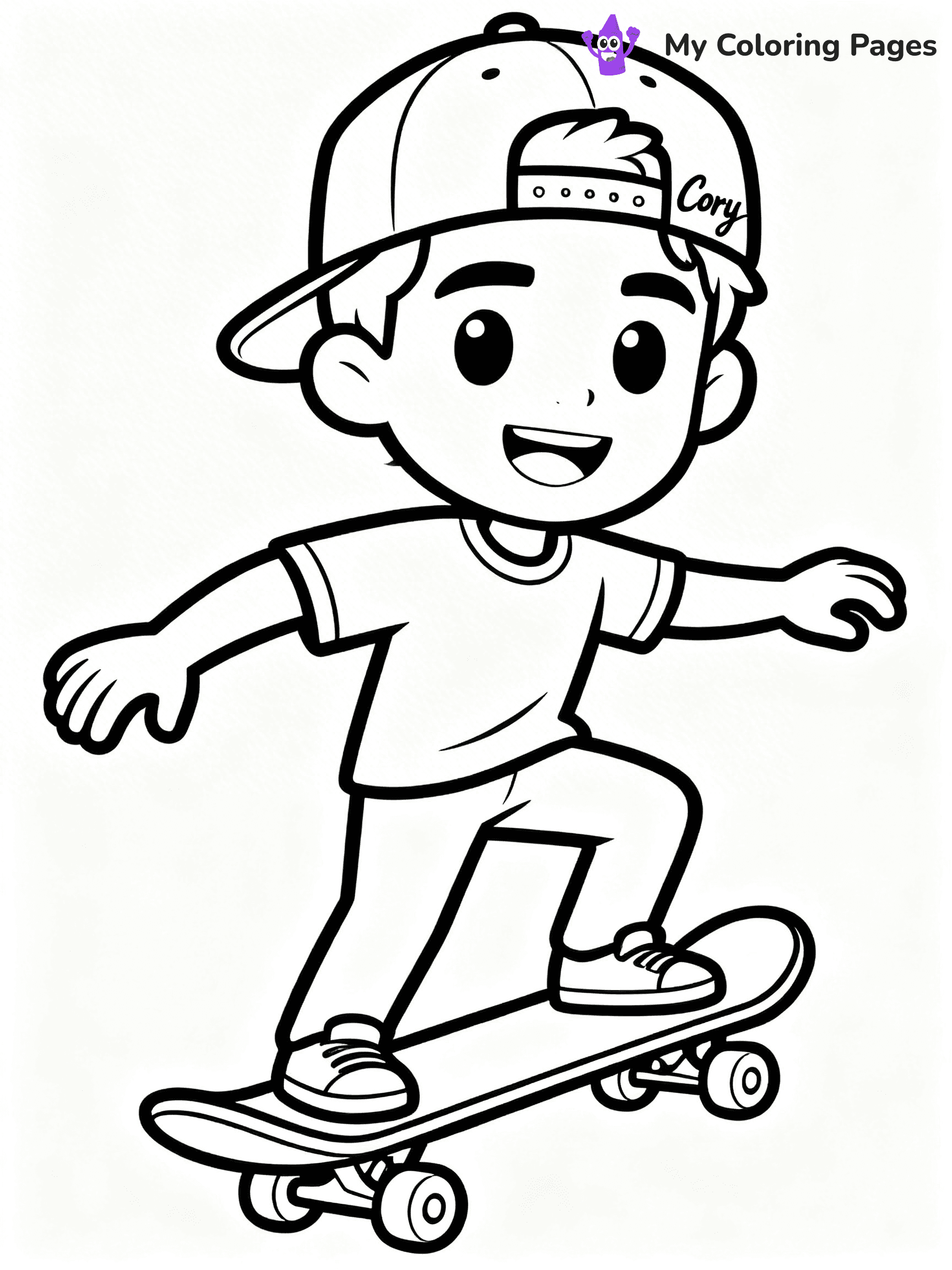 Dude Perfect Coloring Pages - 9