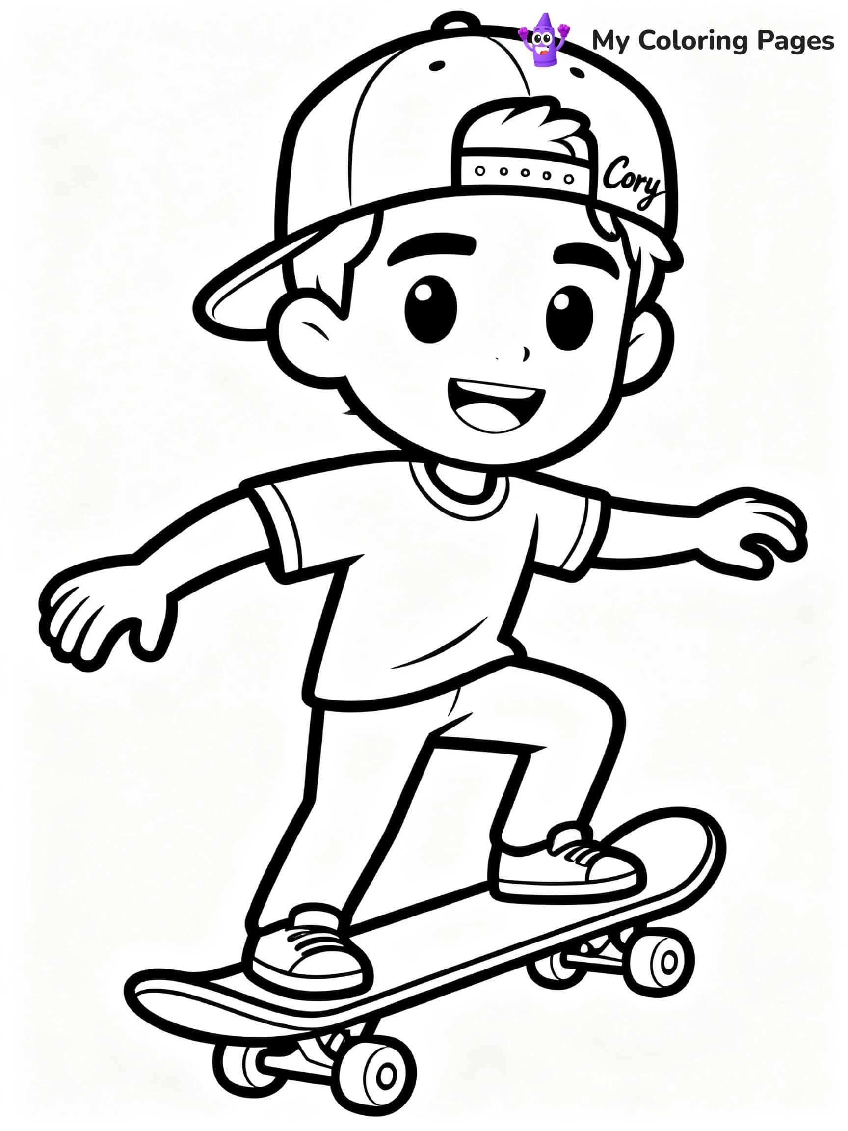 Dude Perfect Coloring Pages - 13