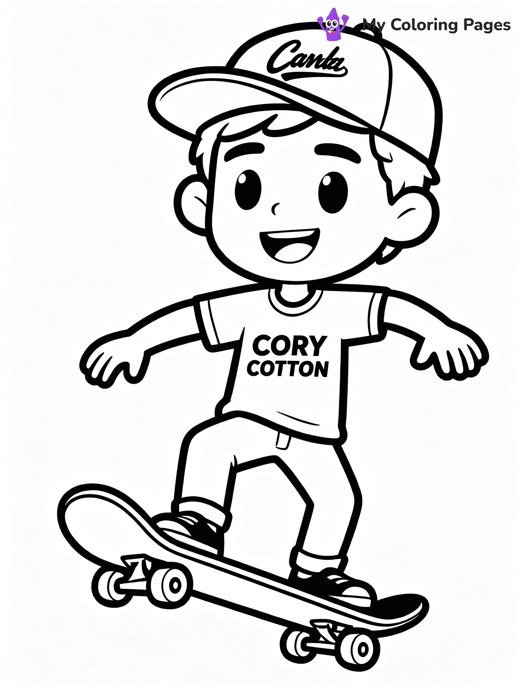 Dude Perfect Coloring Pages - 8