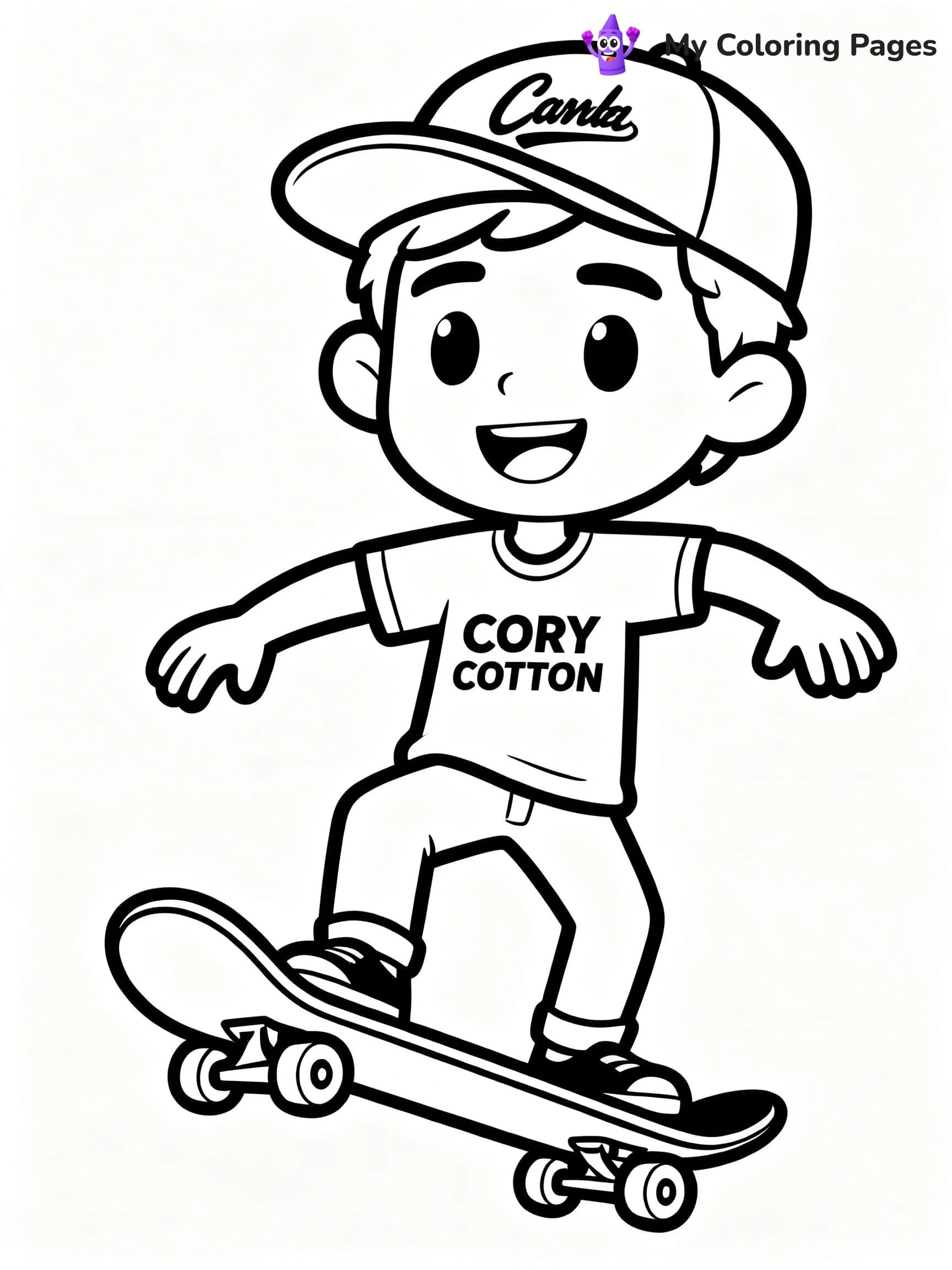 Dude Perfect Coloring Pages - 12