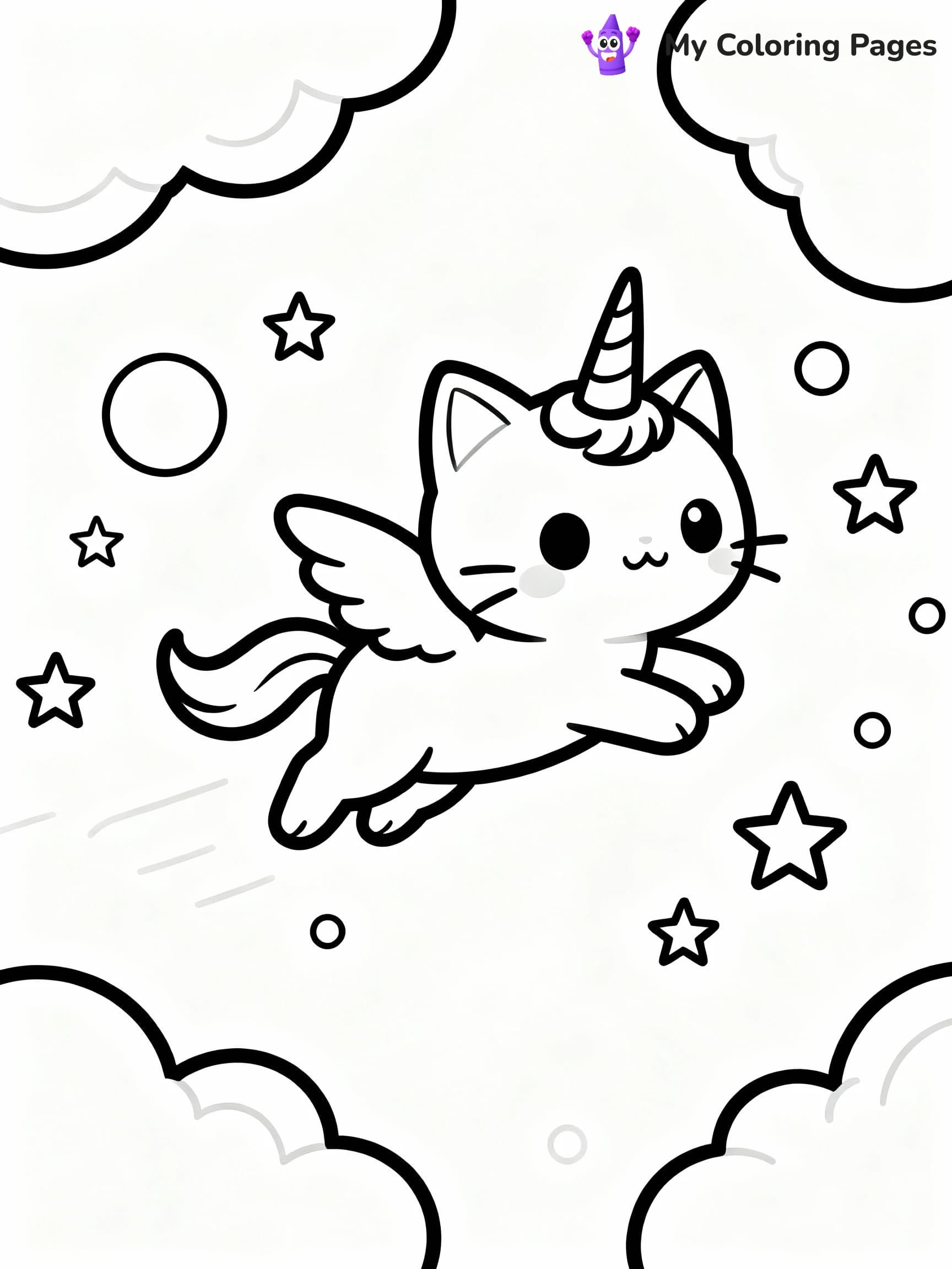 Kittycorn Coloring Pages - 19