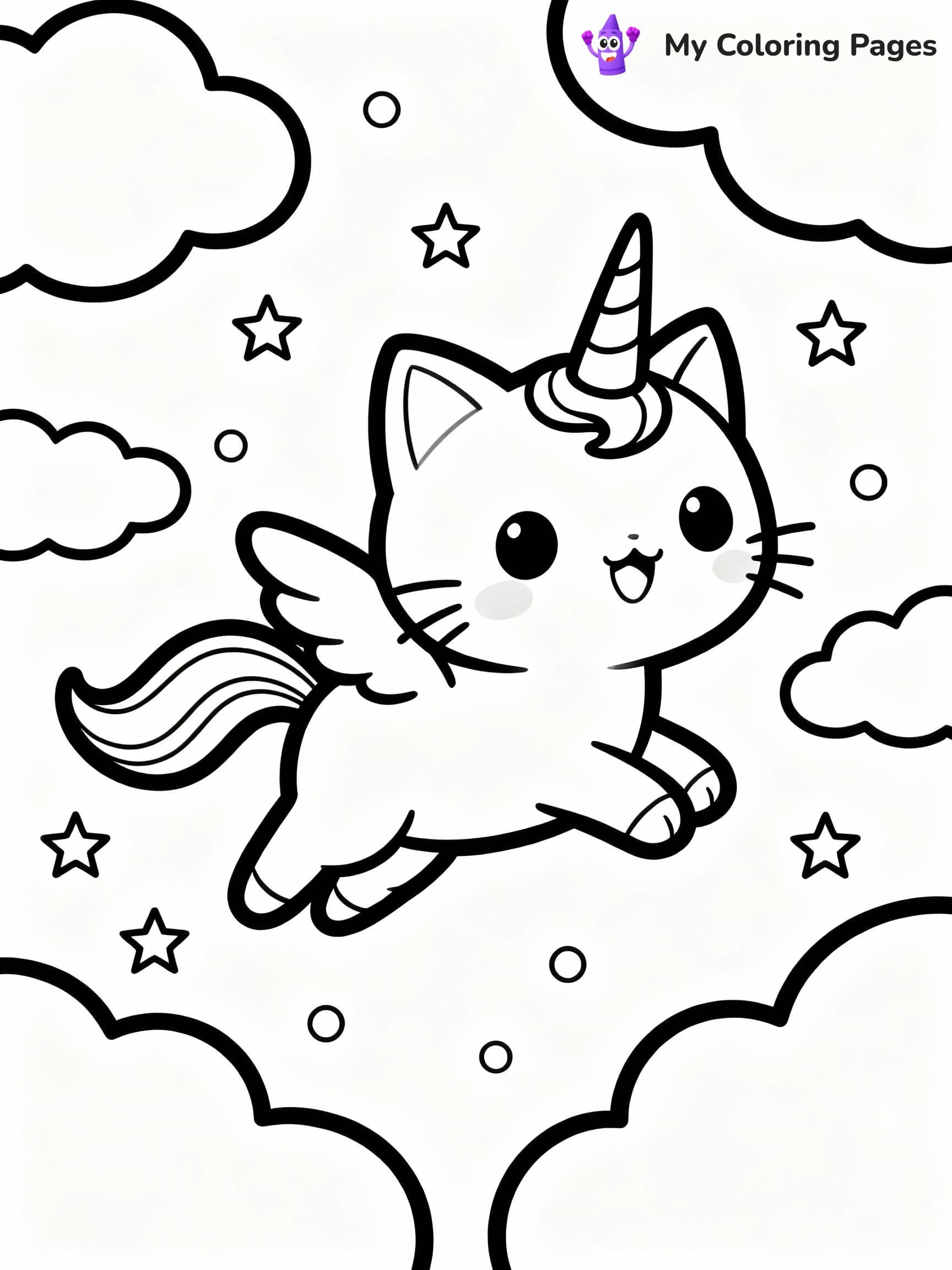 Kittycorn Coloring Pages - 18