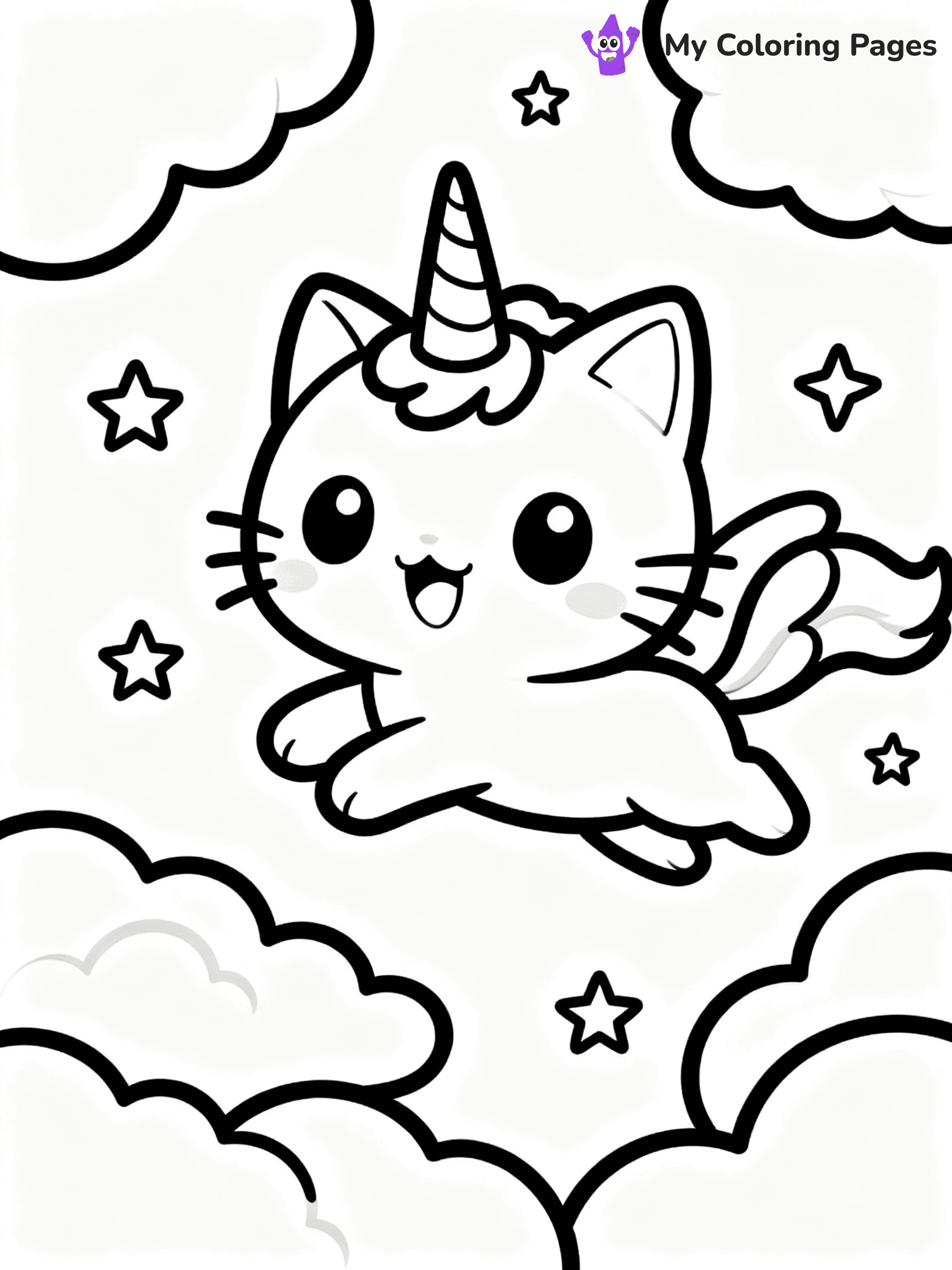 Kittycorn Coloring Pages - 16