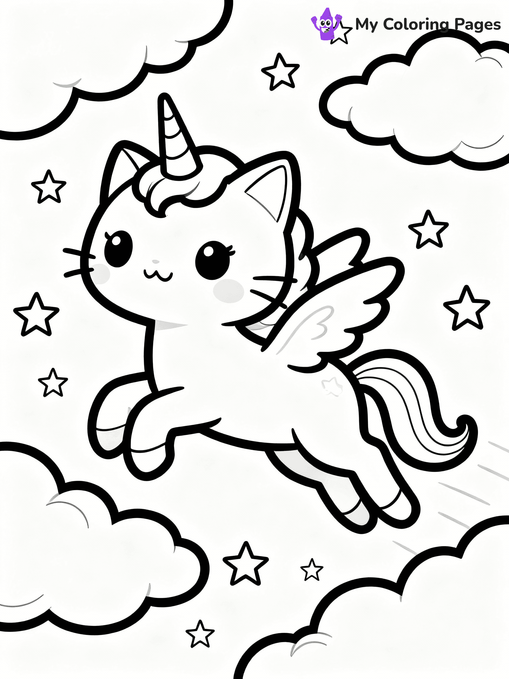 Kittycorn Coloring Pages - 14