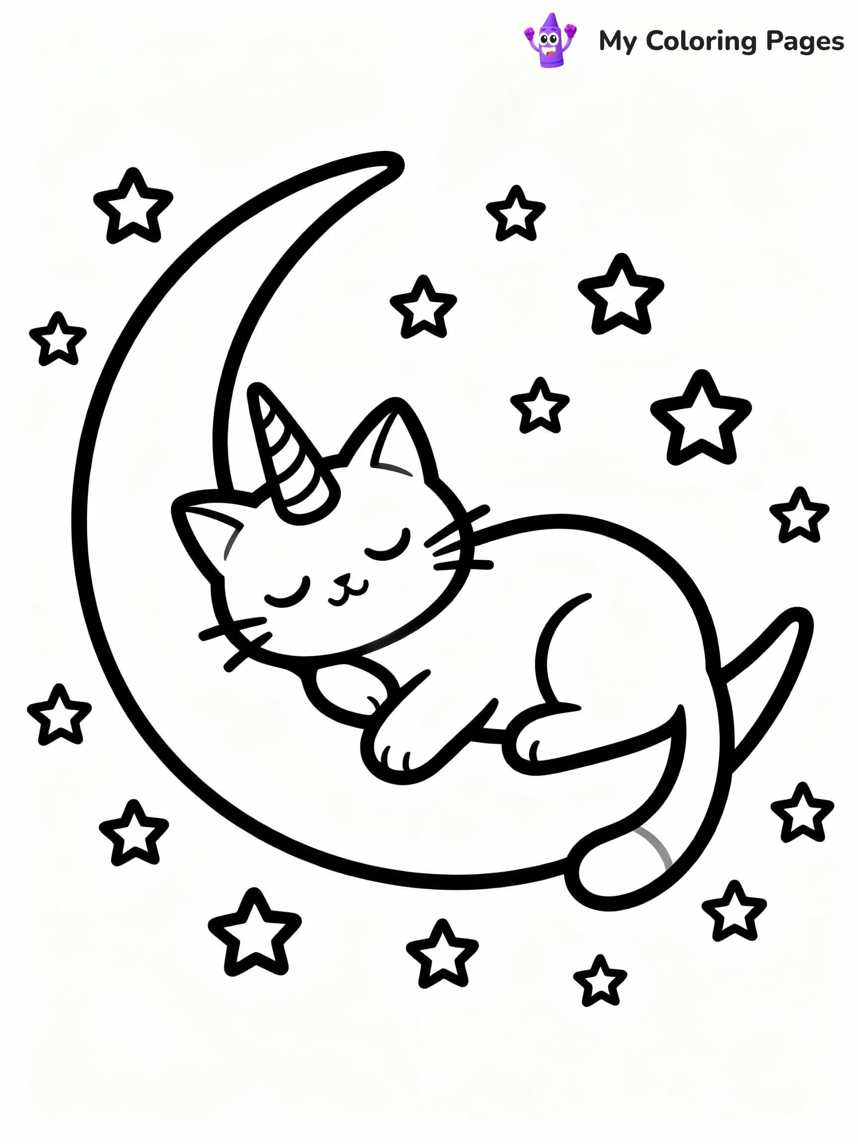 Kittycorn Coloring Pages - 10