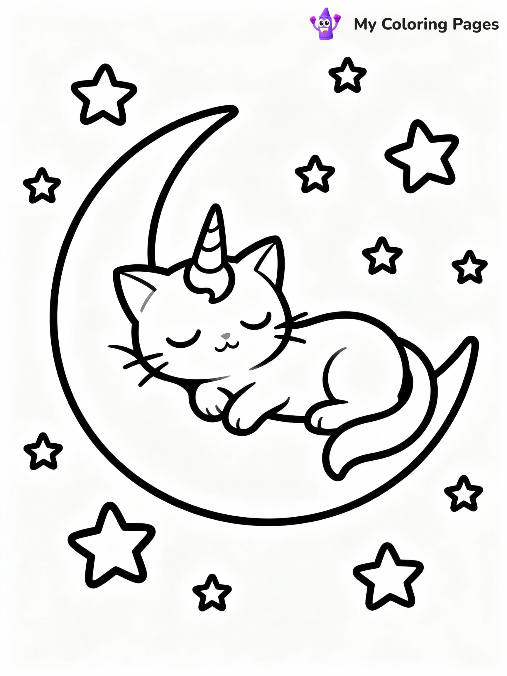 Kittycorn Coloring Pages - 9