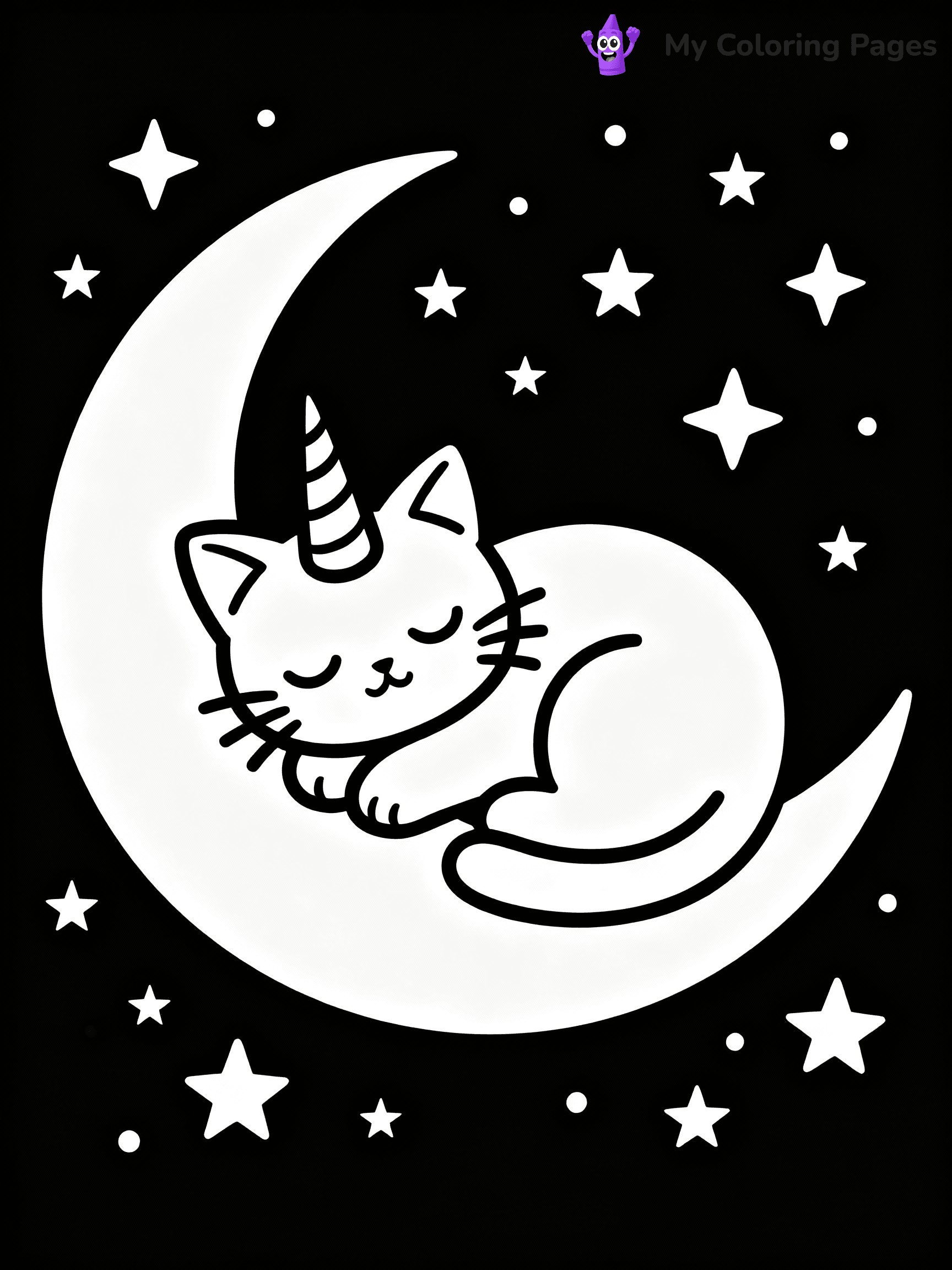 Kittycorn Coloring Pages - 7