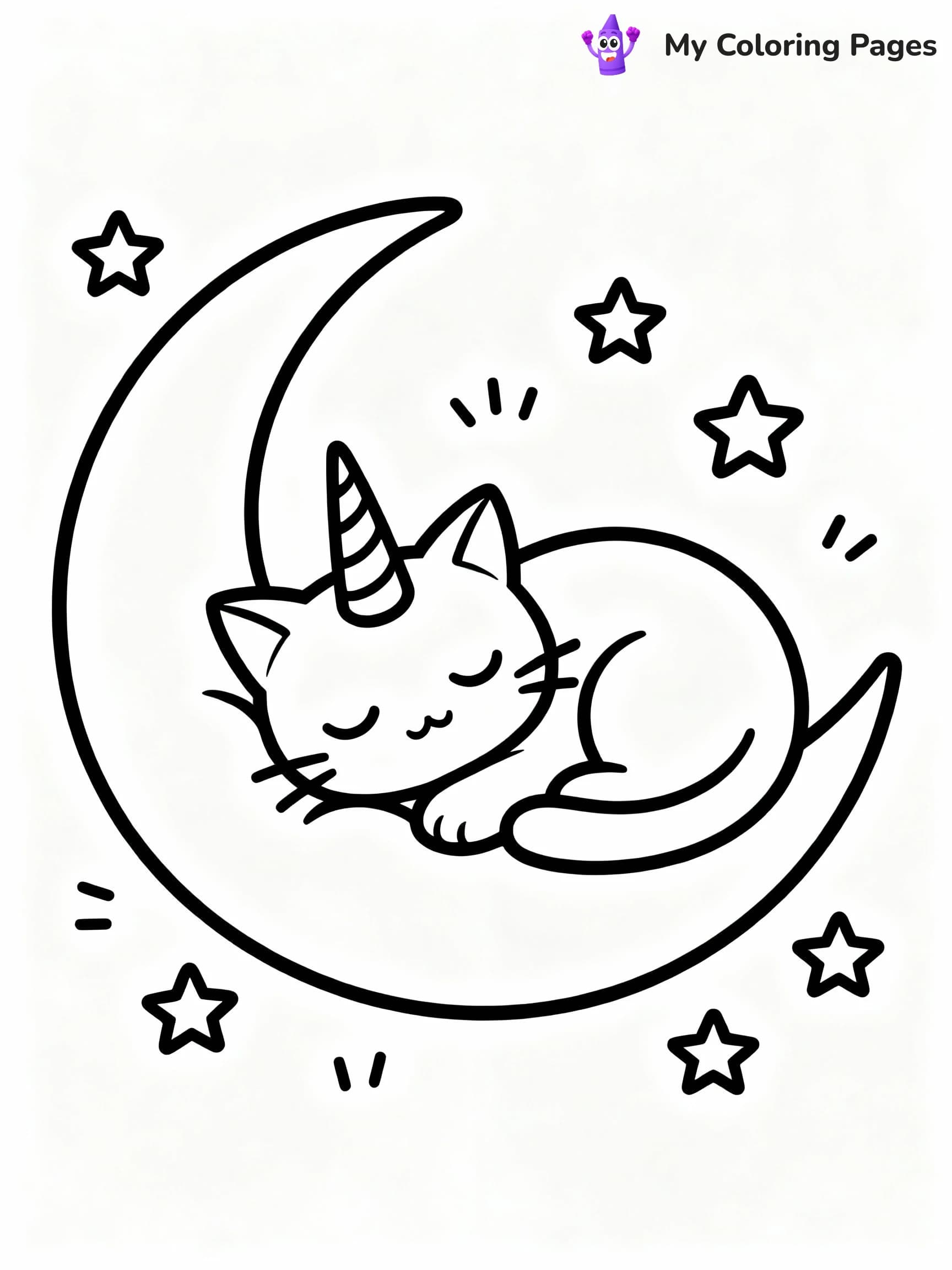 Kittycorn Coloring Pages - 6