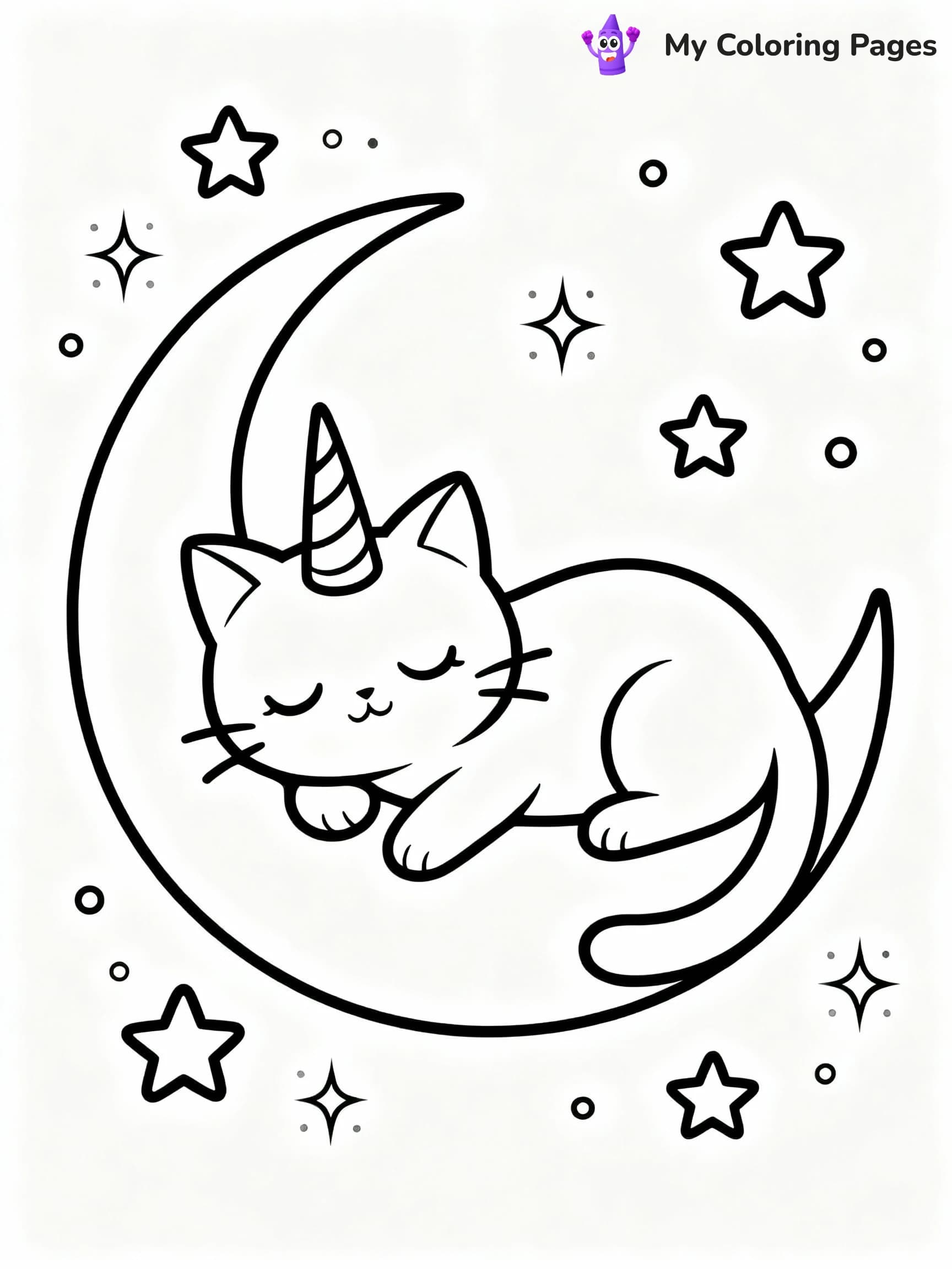 Kittycorn Coloring Pages - 5