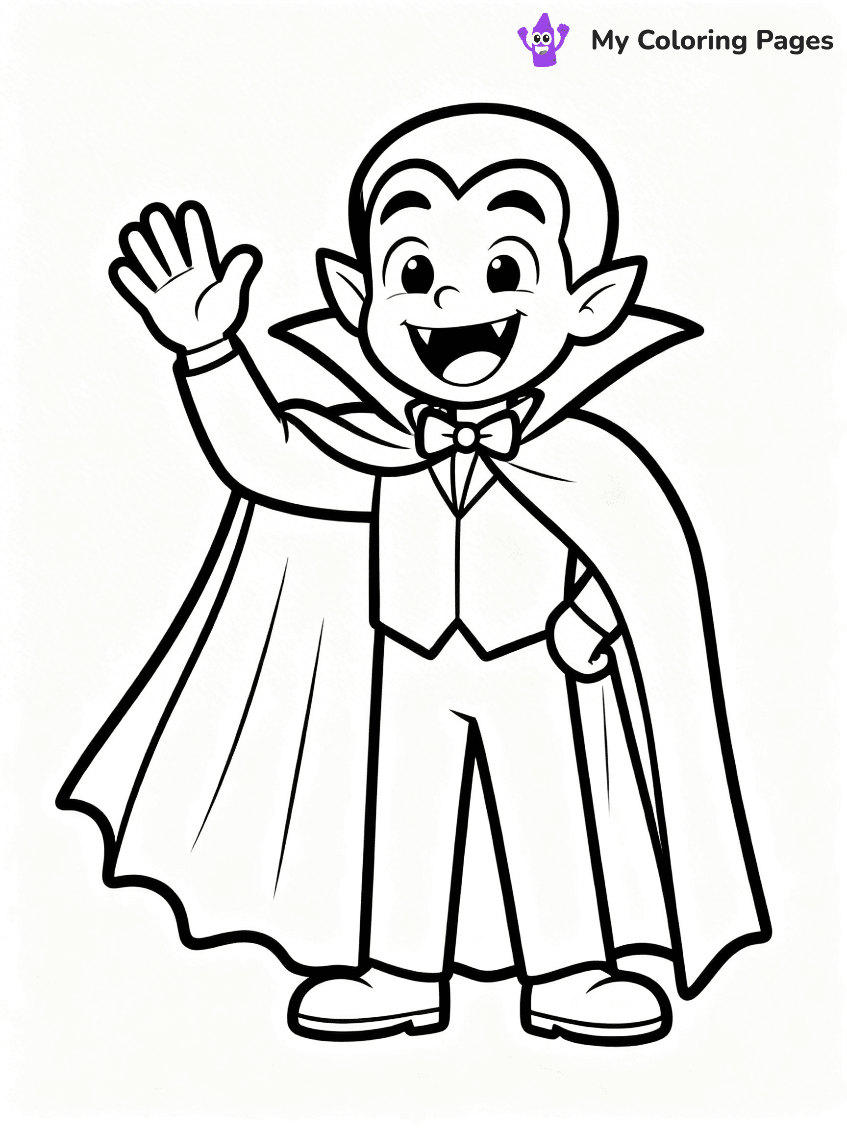 Dracula Coloring Pages - 21