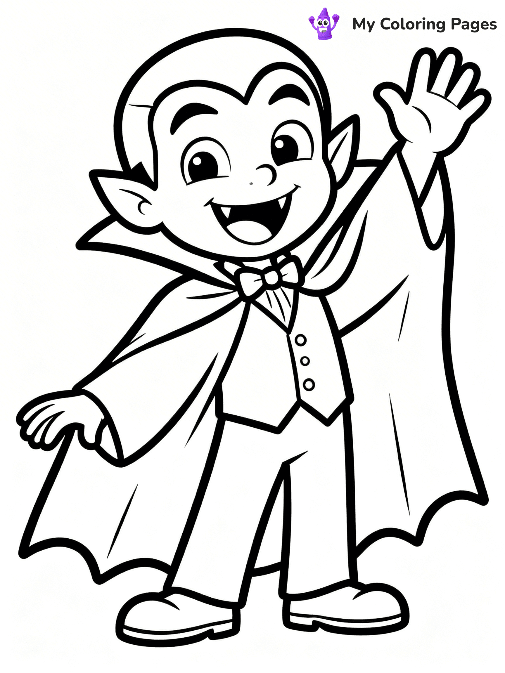 Dracula Coloring Pages - 19
