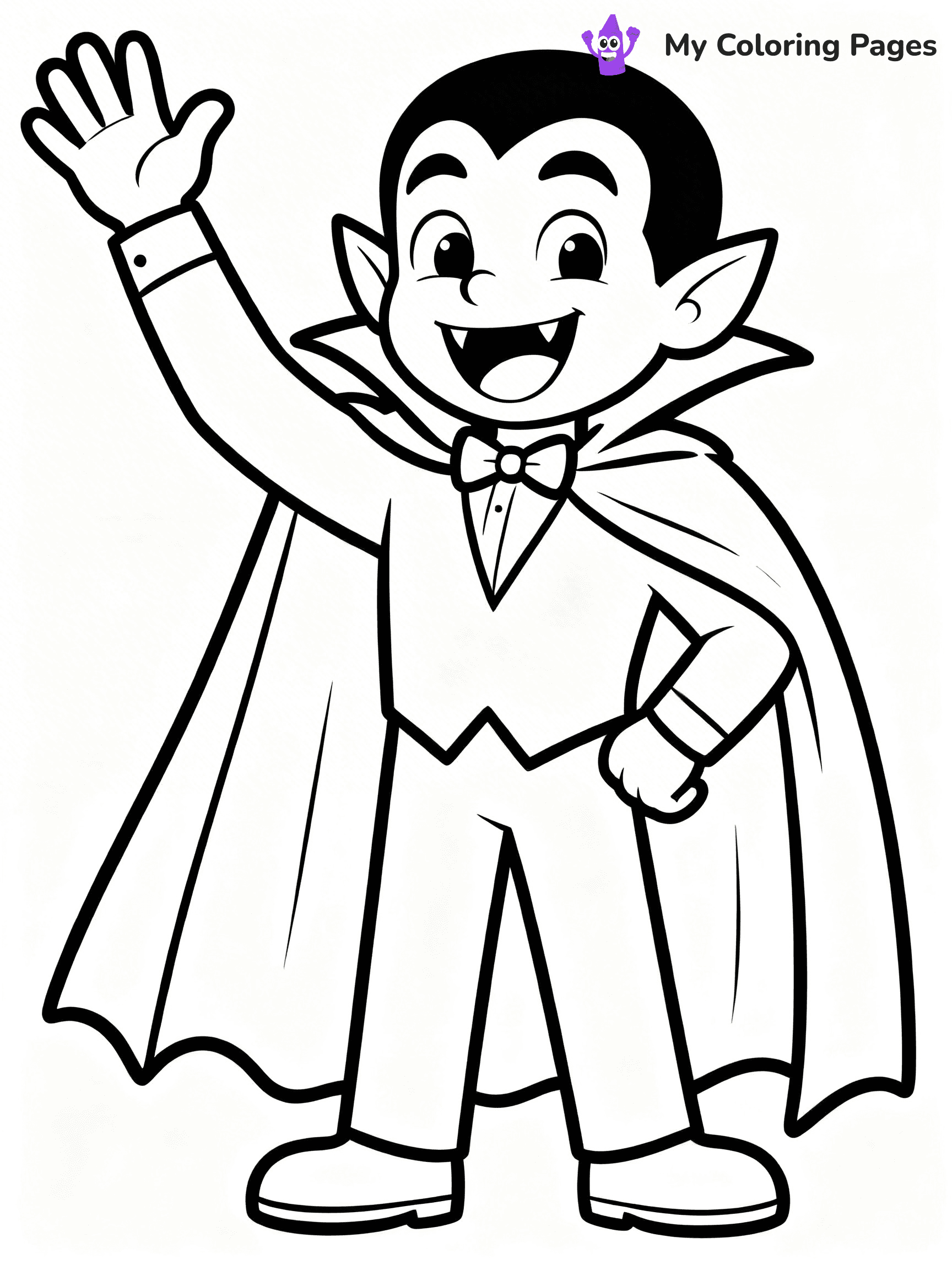Dracula Coloring Pages - 18