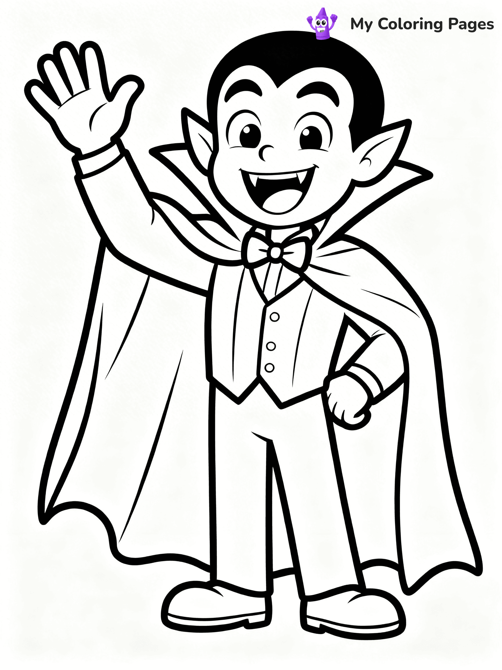 Dracula Coloring Pages - 16