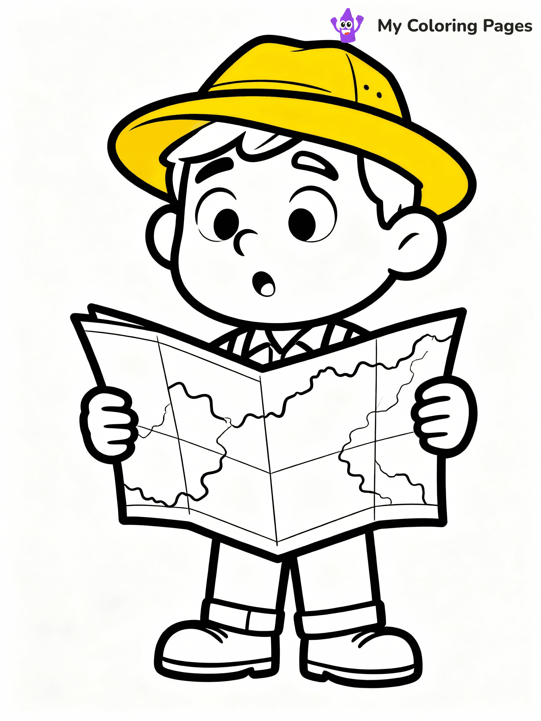 Curious George Coloring Pages - 24