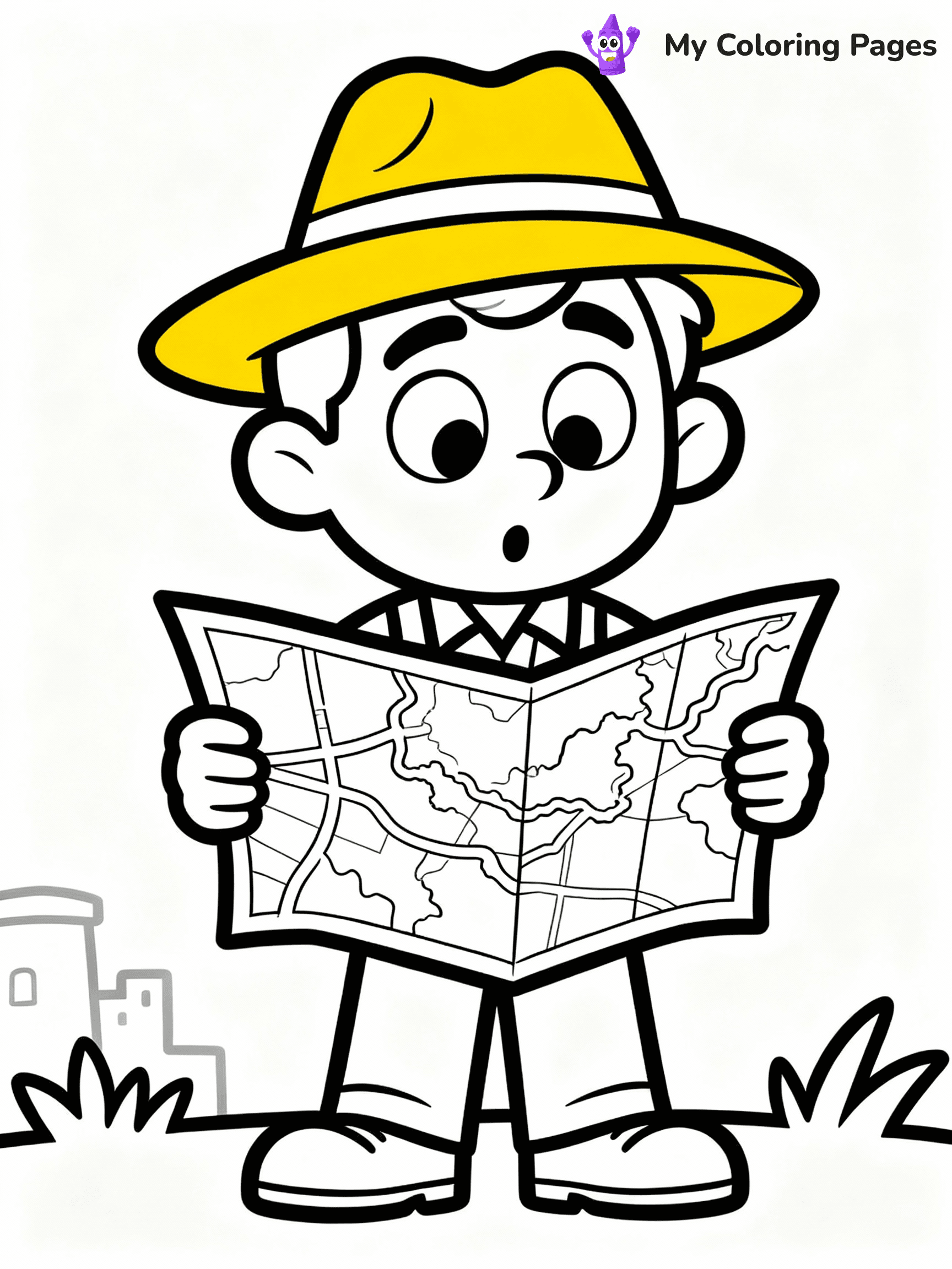 Curious George Coloring Pages - 23