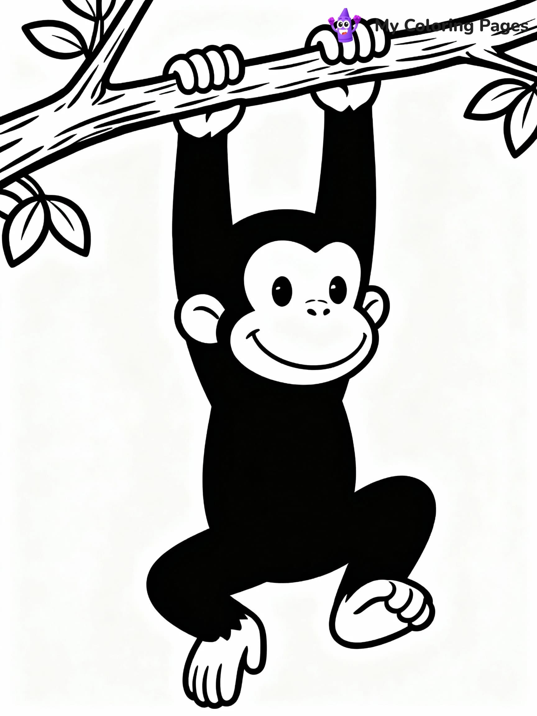 Curious George Coloring Pages - 11