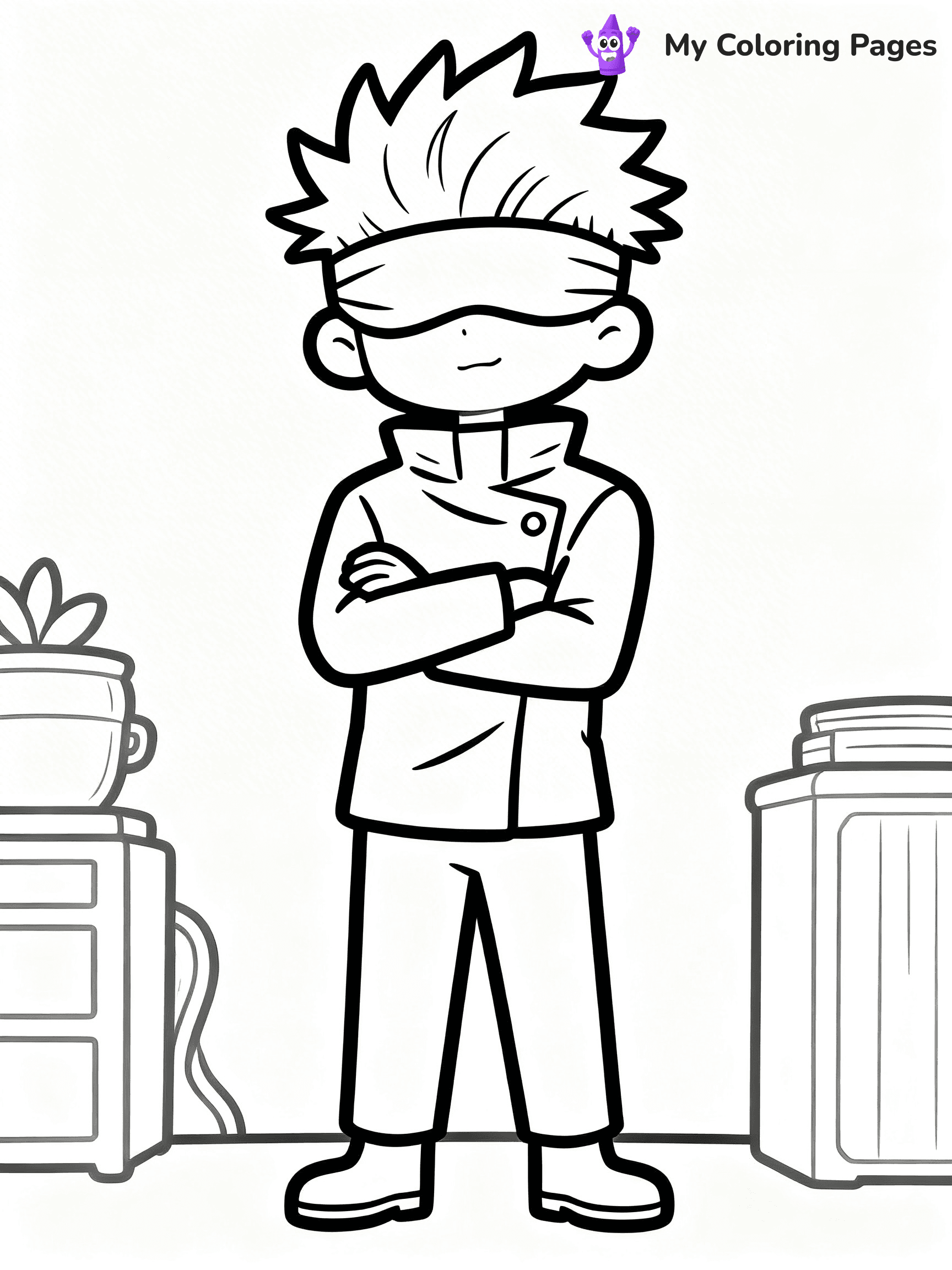 Jujutsu Kaisen Coloring Pages - 254