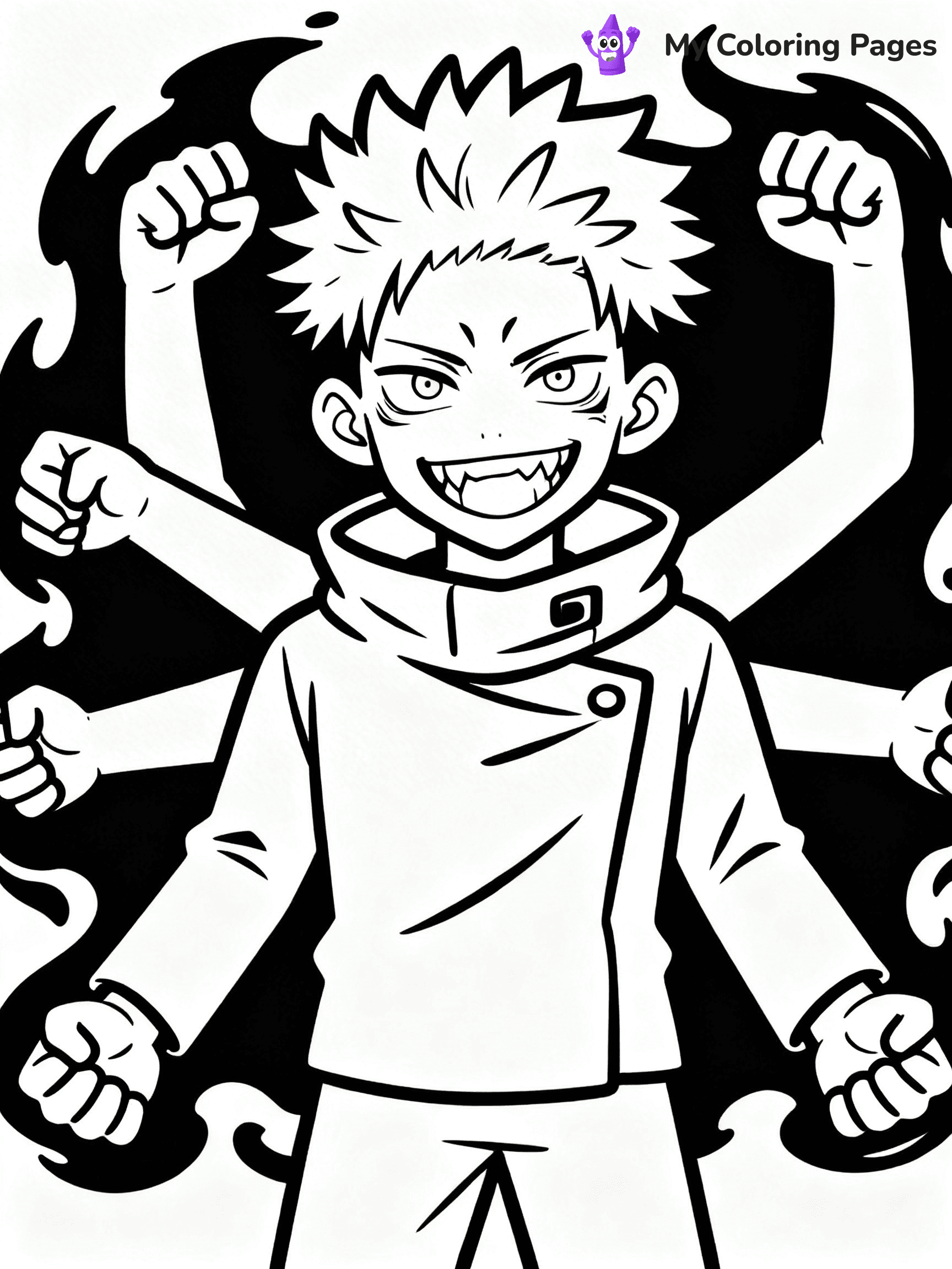 Jujutsu Kaisen Coloring Pages - 232