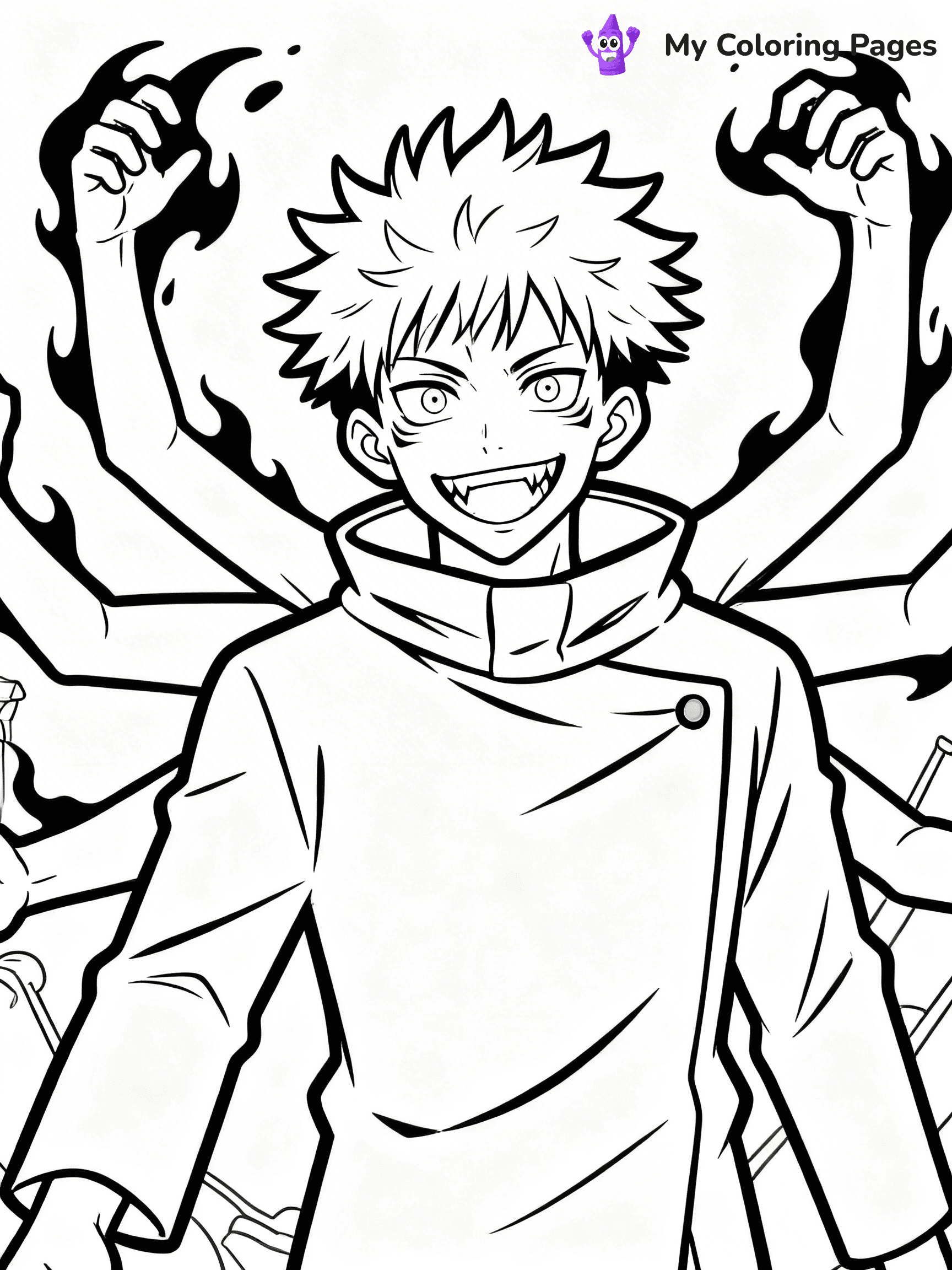 Jujutsu Kaisen Coloring Pages - 231