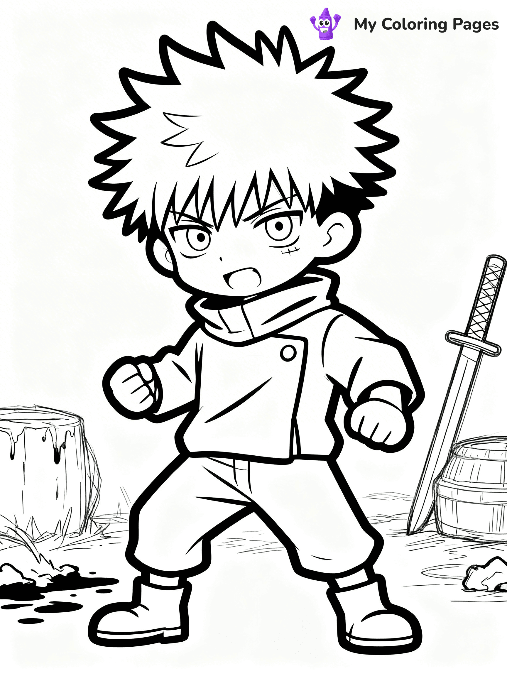 Jujutsu Kaisen Coloring Pages - 194