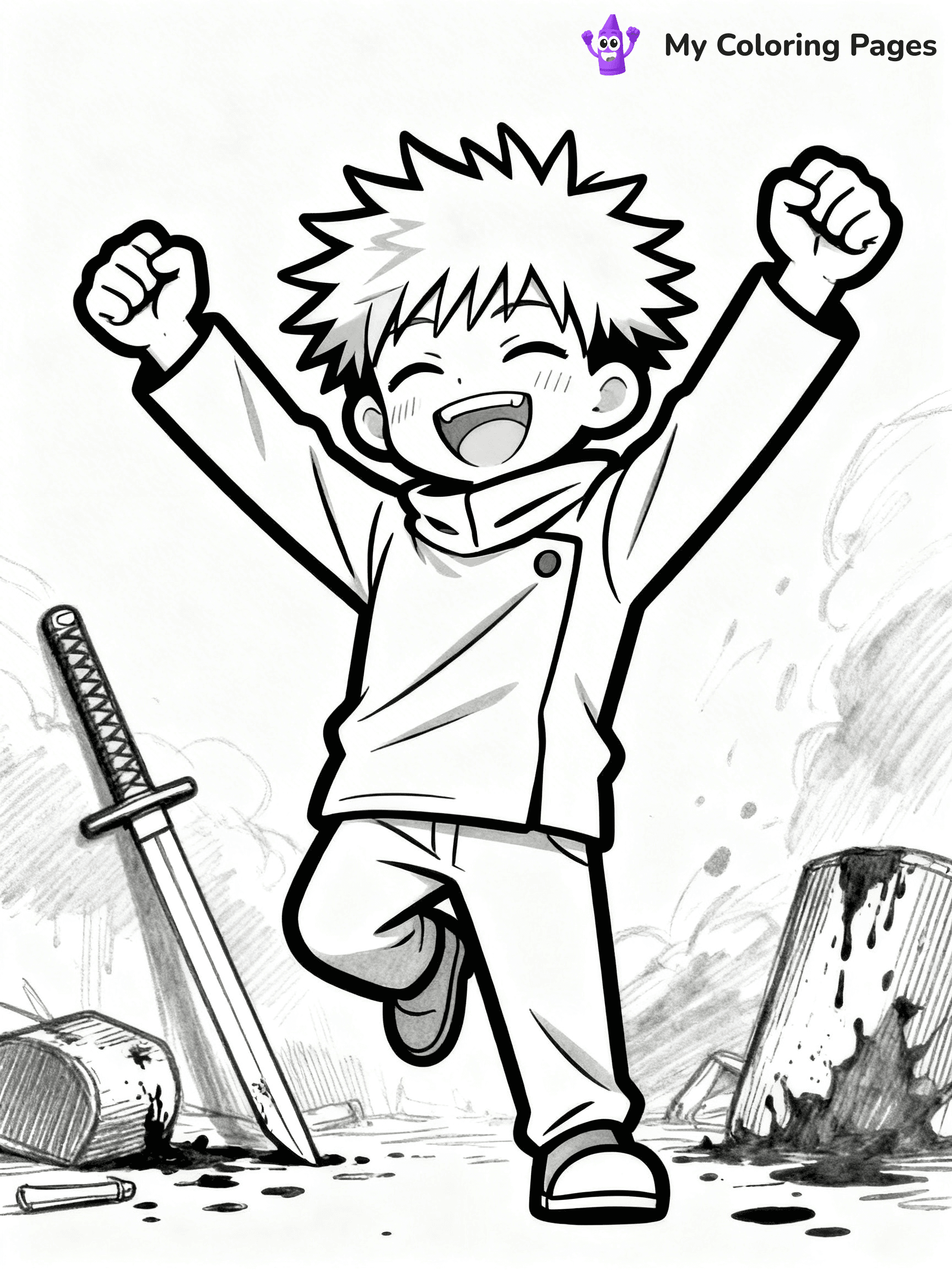 Jujutsu Kaisen Coloring Pages - 175