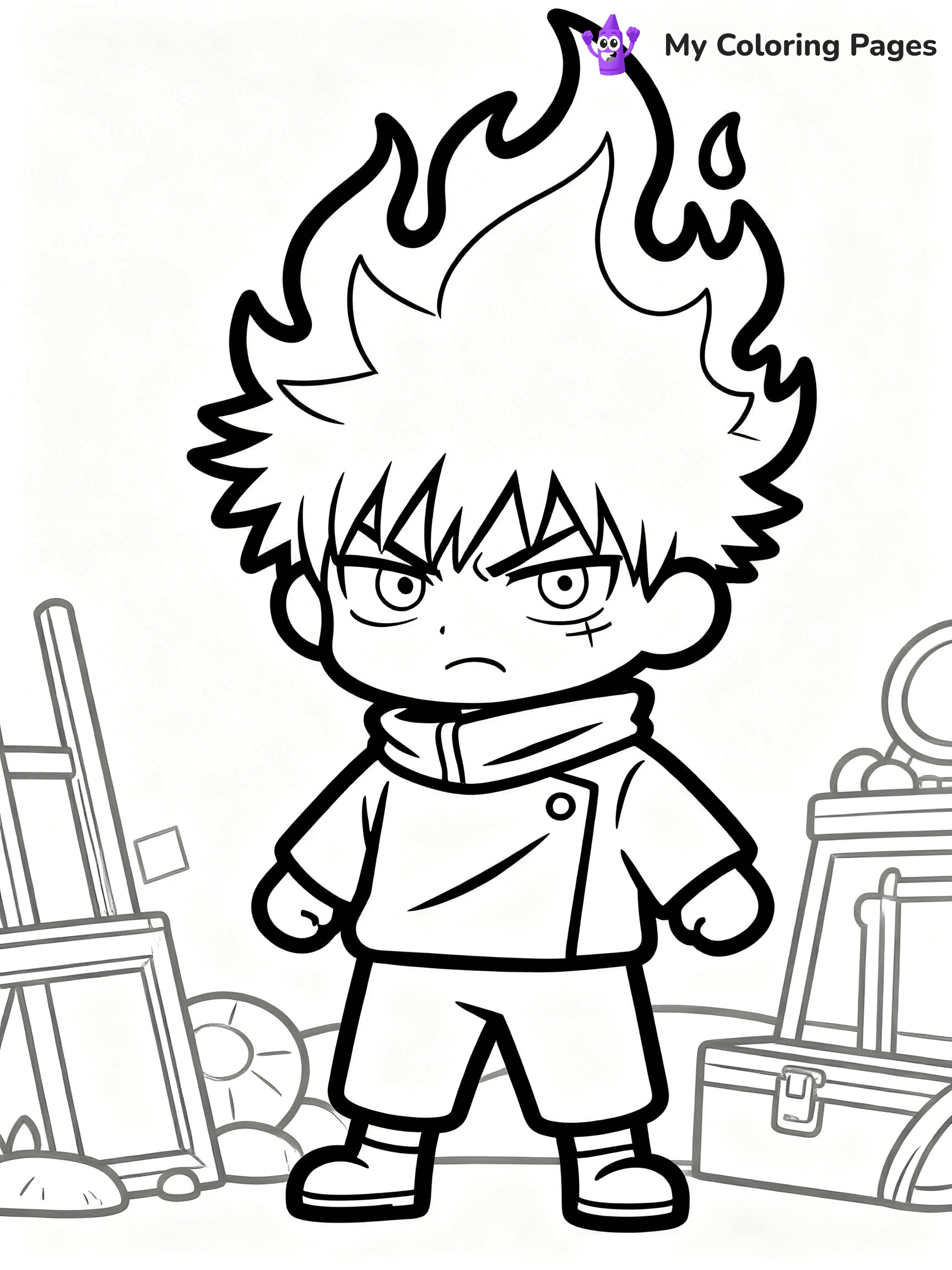 Jujutsu Kaisen Coloring Pages - 159